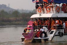 Ashes of Thailand 'cave boy' released on Mekong River