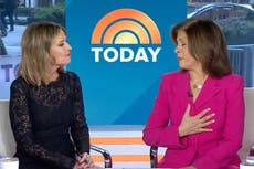 Hoda Kotb returns to Today show after three-year-old daughter Hope is discharged from hospital ICU