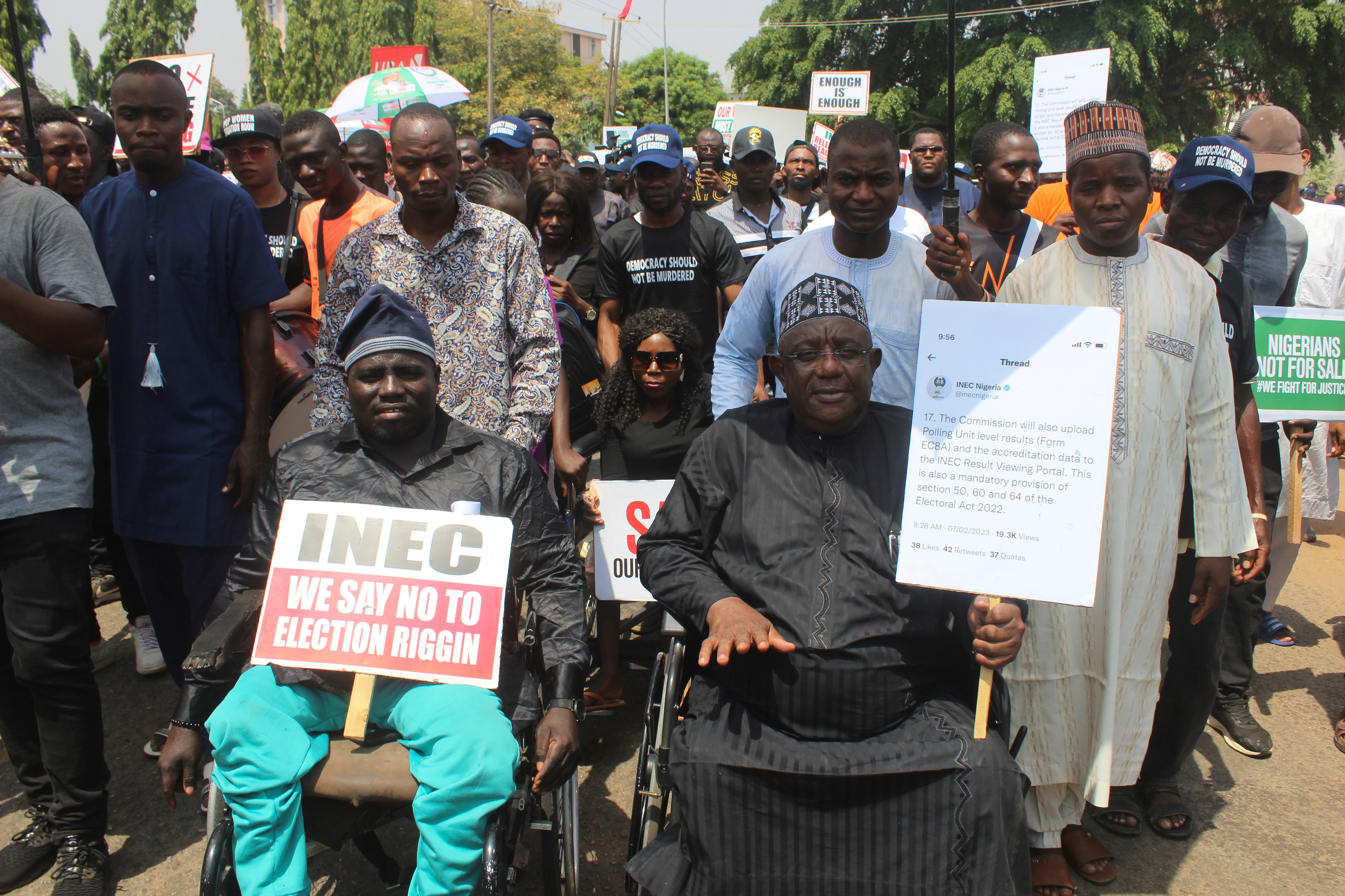 Nigeria Elections Protest