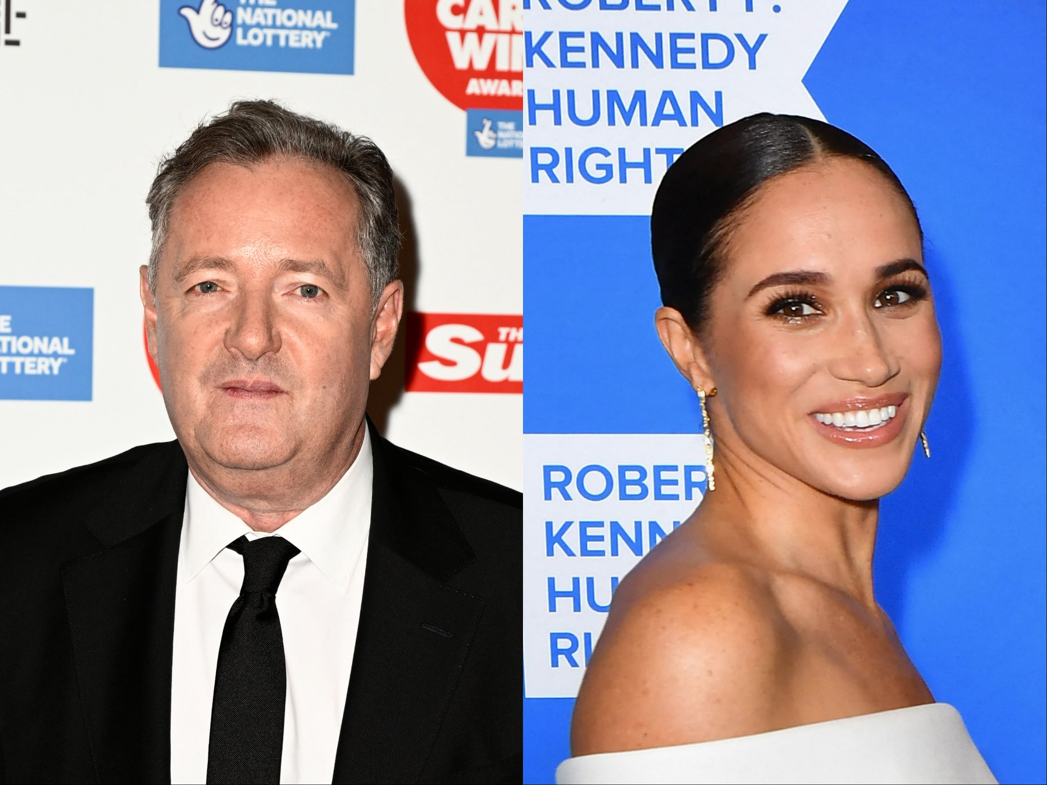 Piers Morgan and Meghan Markle