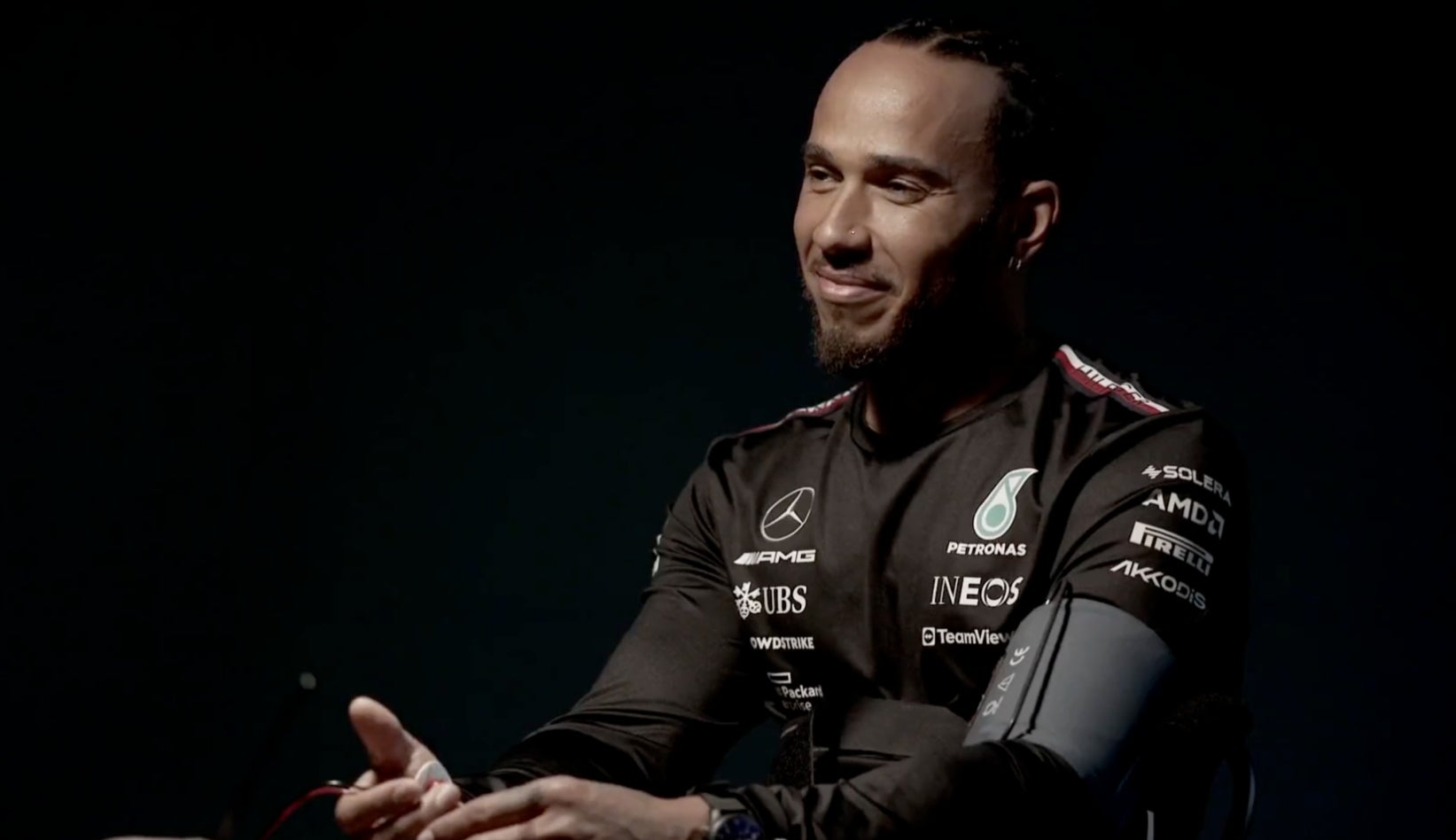 Lewis Hamilton takes a lie detector test