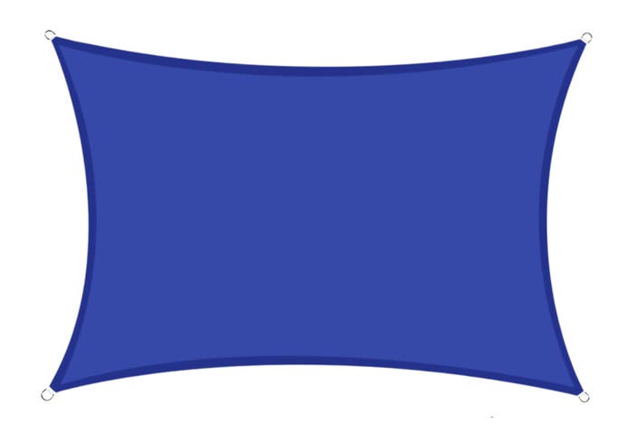 Clara Shade Sails rectangle blue sun shade sail