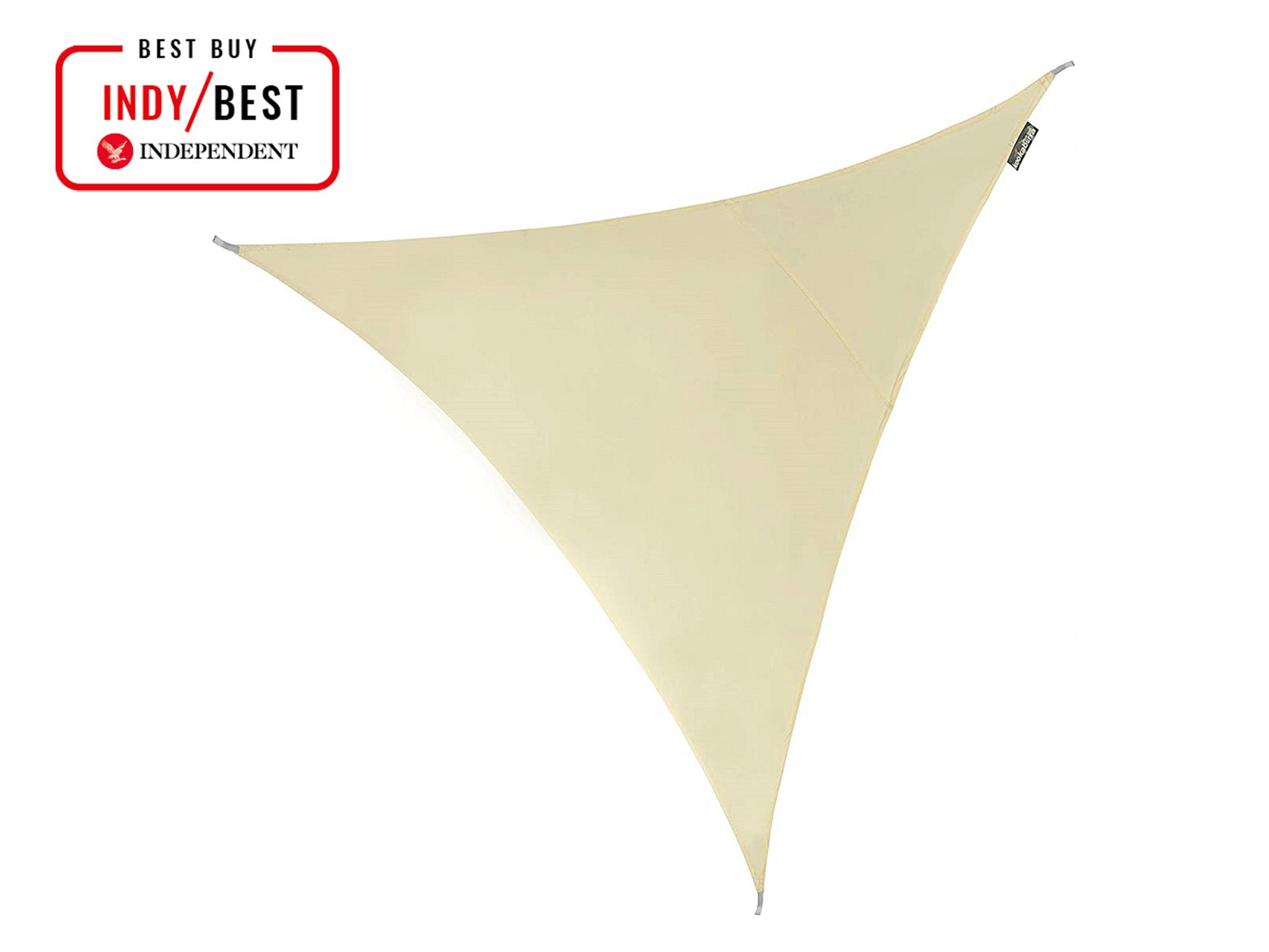 best shade sail indybest review Kookaburra 3m triangle shade sail.