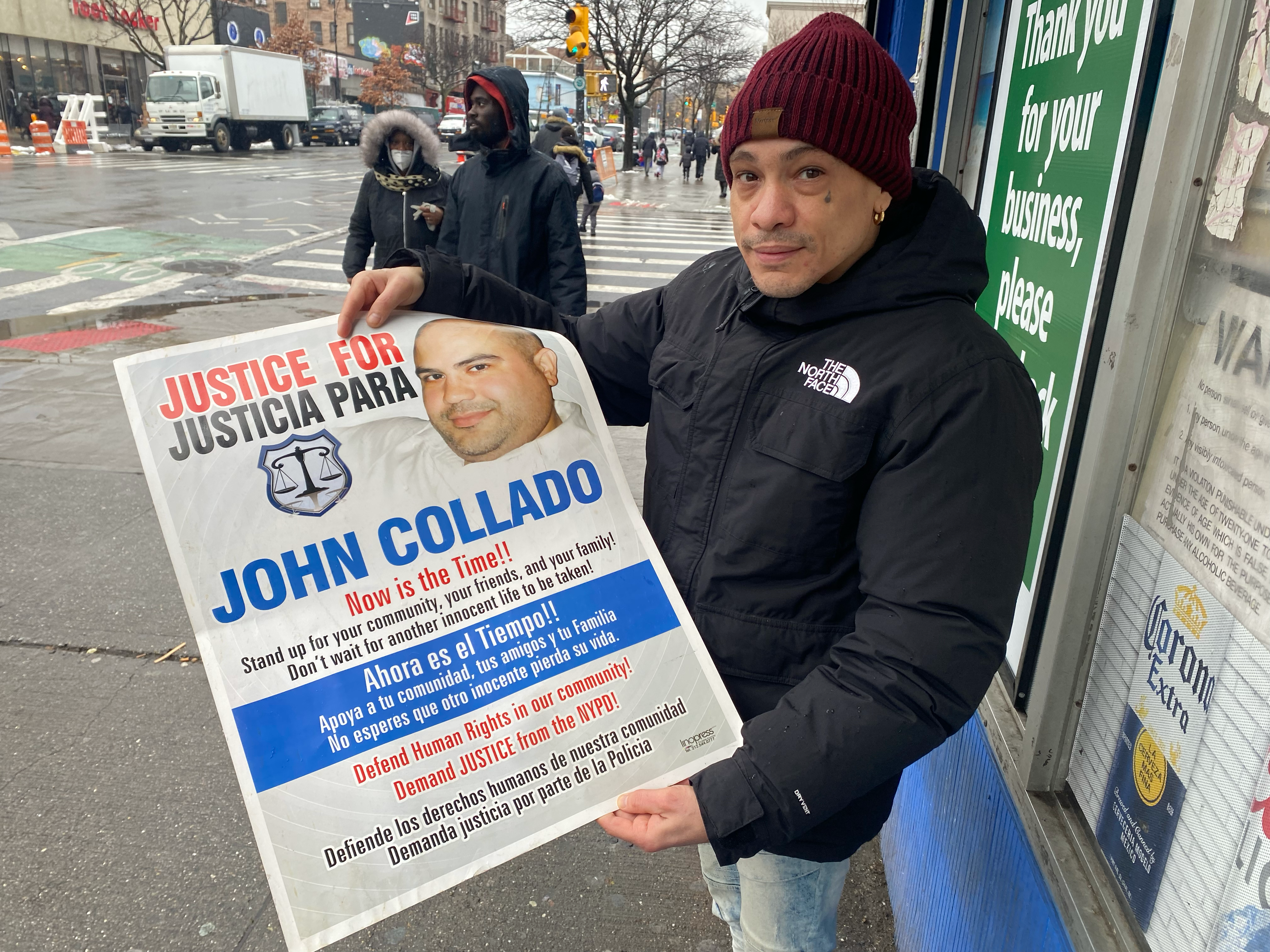 John Collado’s nephew Joshua Lopez has campaigned to have the street where he lived and died renamed John Collado Way