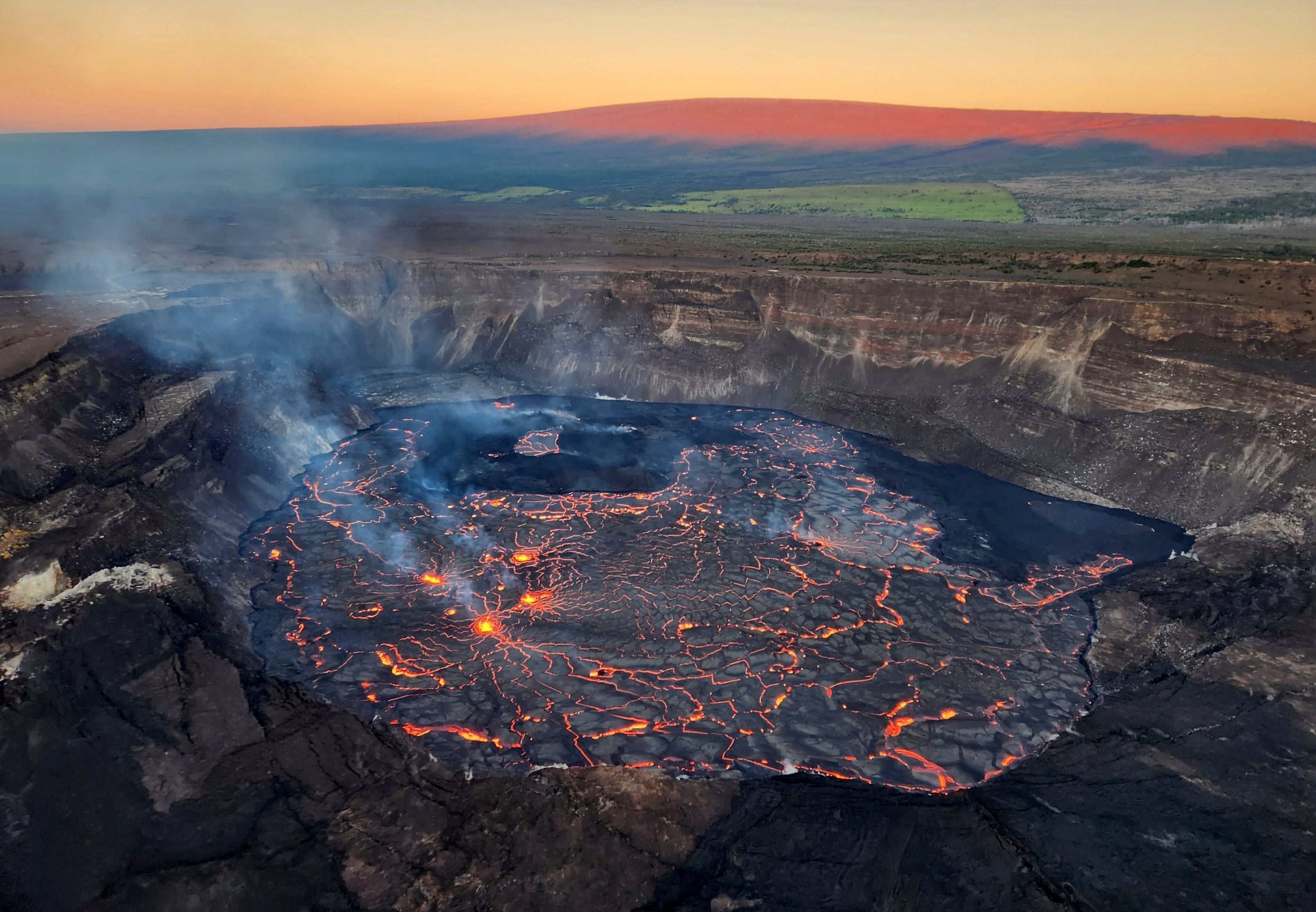 Kilauea Volcano Eruption Pause