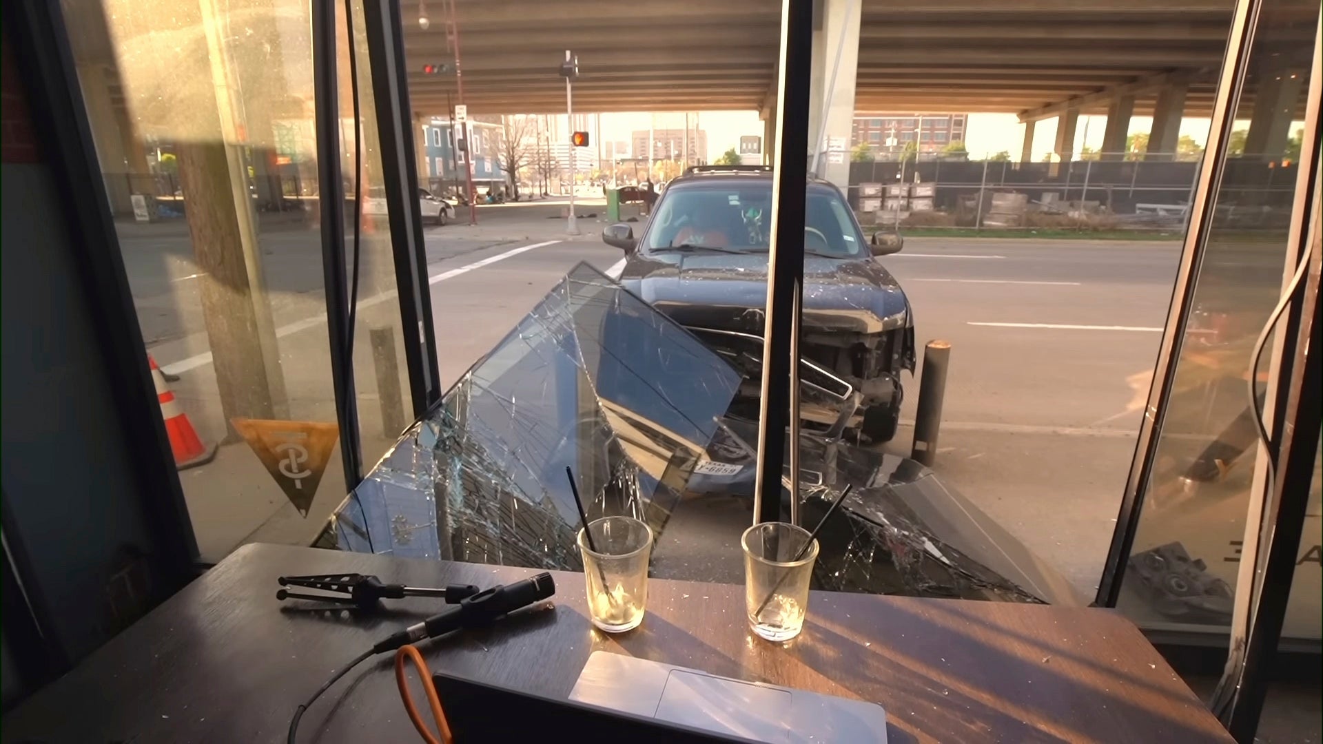 Car Crash on Camera Houston