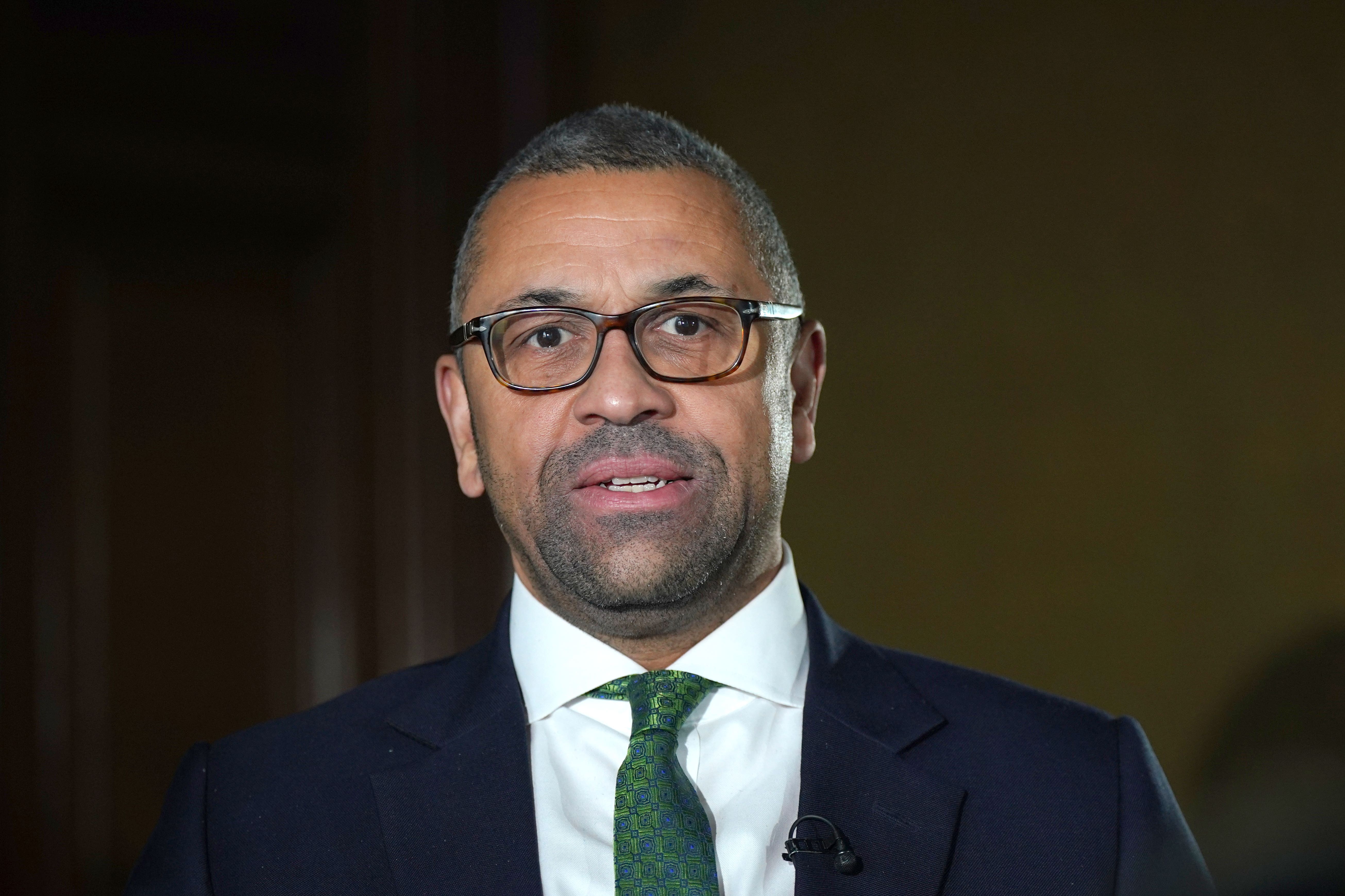 Foreign Secretary James Cleverly (Yui Mok/PA)