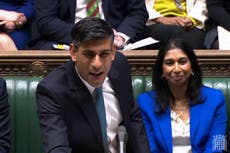 Rishi Sunak calls Keir Starmer ‘just another lefty lawyer’ in heated PMQ exchange