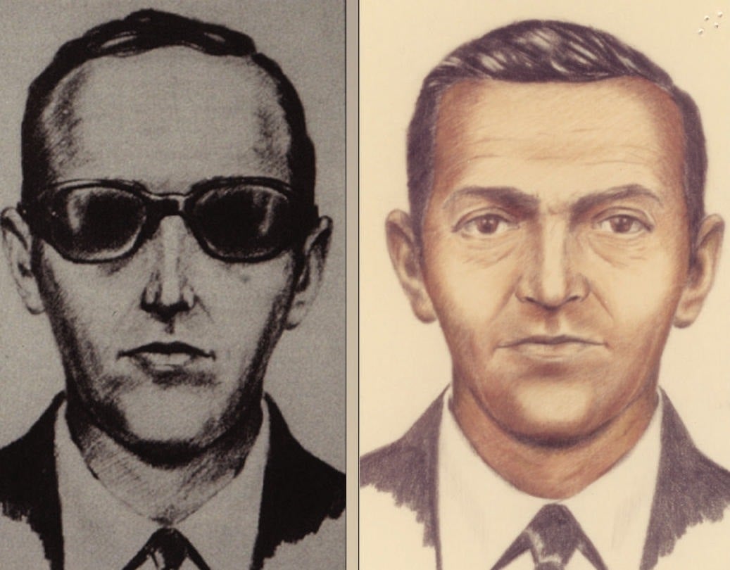 An FBI sketch of DB Cooper