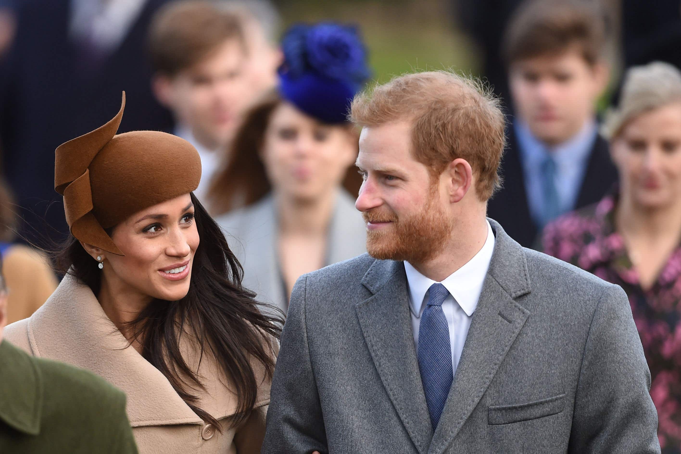 The Duke and Duchess of Sussex (Joe Giddens/PA)