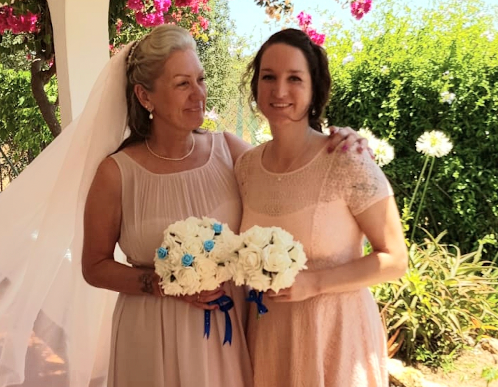 Sarm Heslop, right, with her mother Brenda Street. Heslop has been missing for two years after disappearing from her boyfriend’s boat in the US Virgin Islands