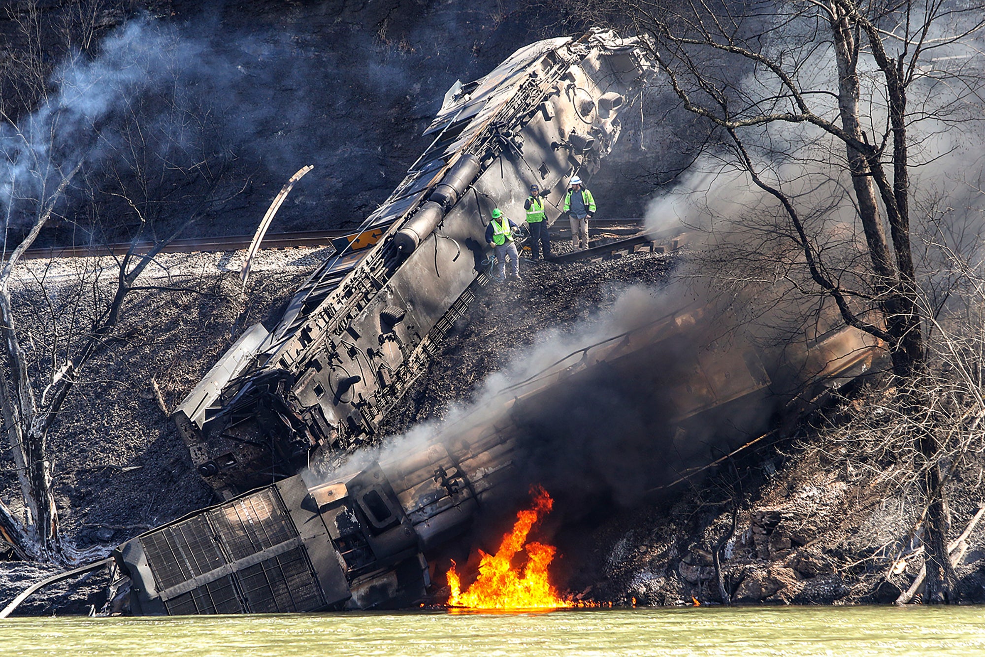 Train-Derailment West-Virginia