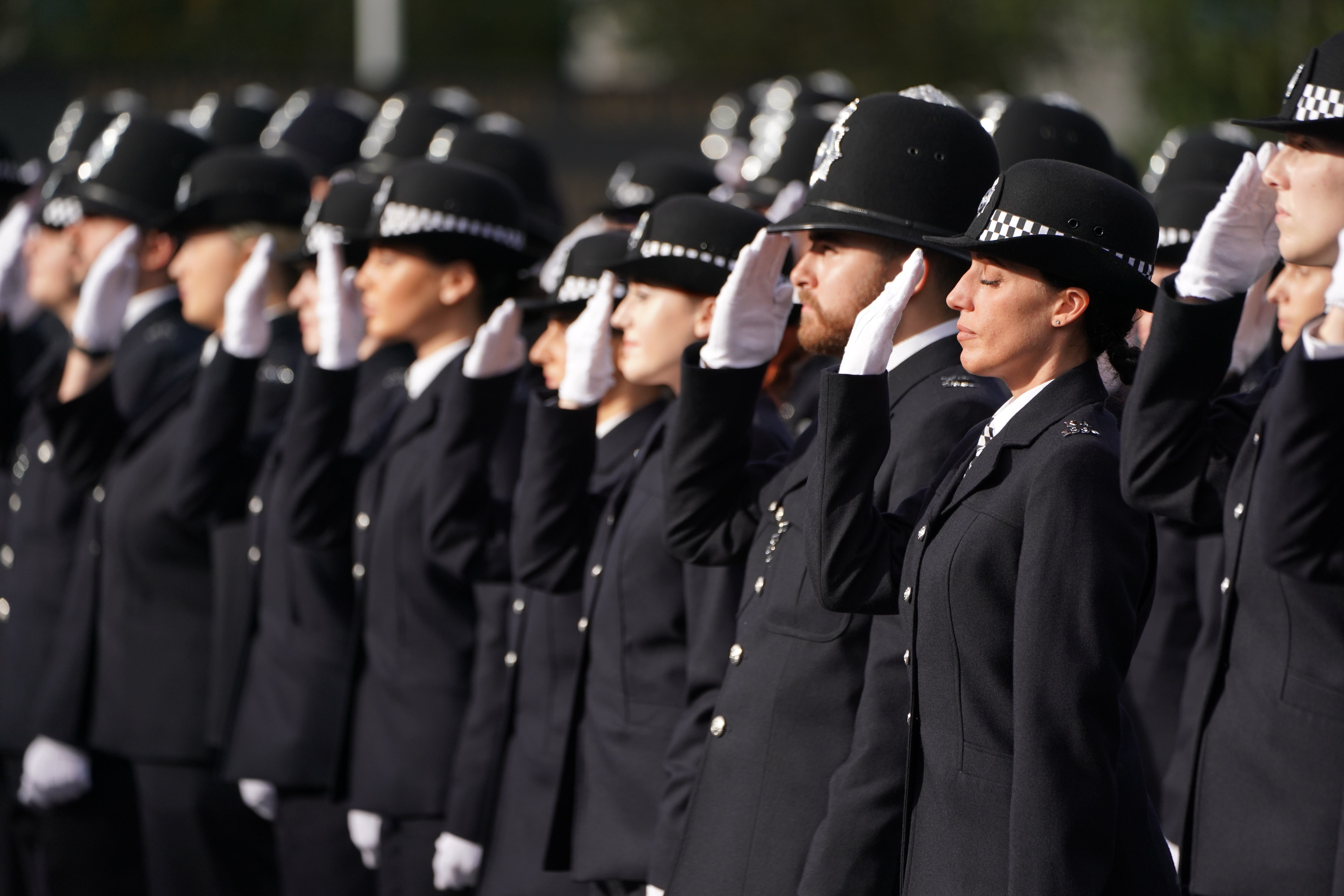 The Police Federation of England and Wales has demanded a 17% pay increase for officers (Kirsty O’Connor/PA)