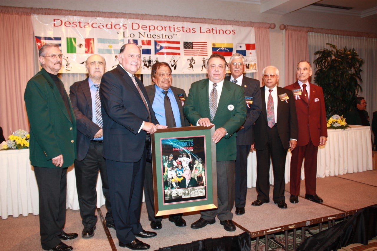 More than a half-century after their victory, the San Felipe high school team was inducted into the Latino International Sports Hall of Fame