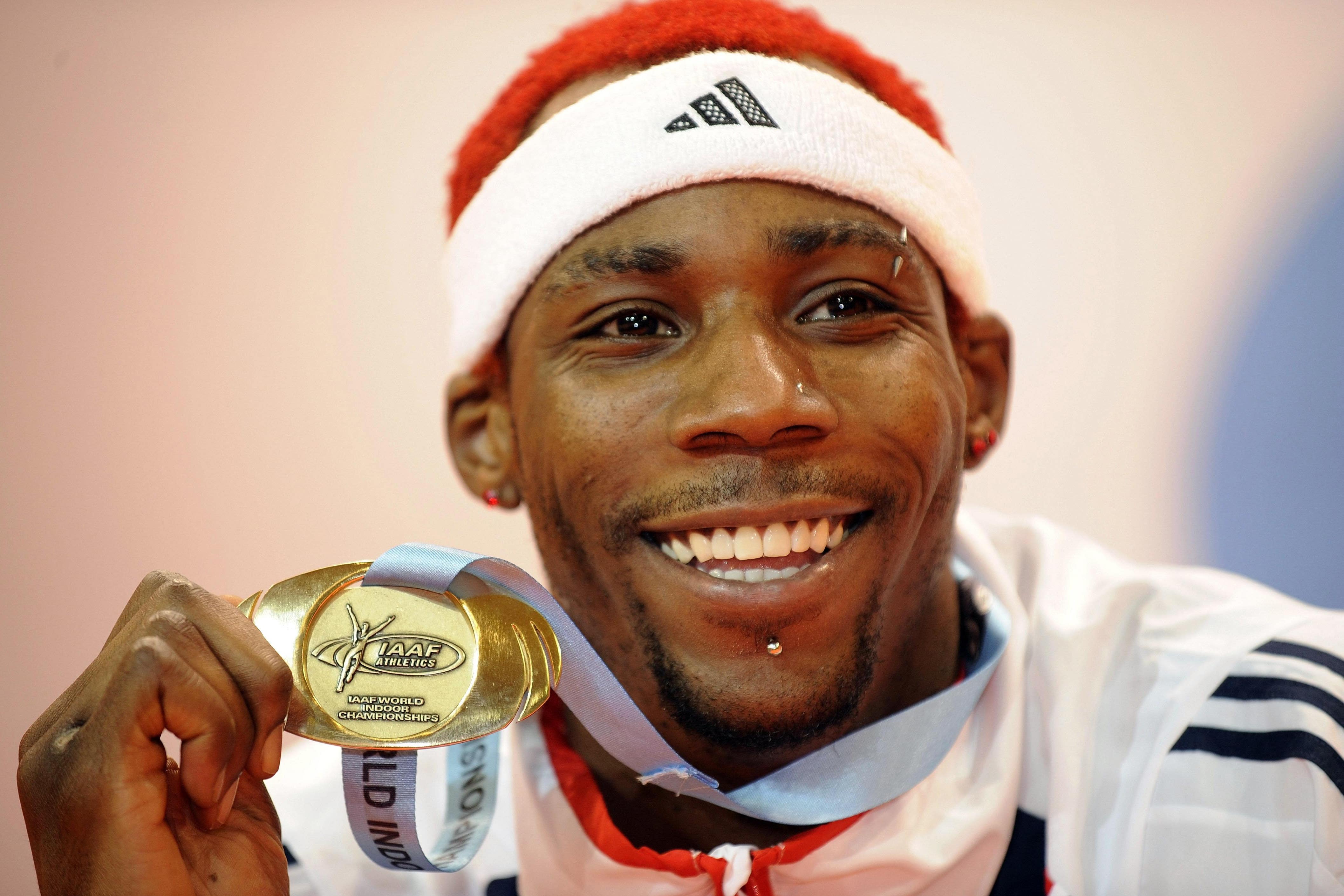 Phillips Idowu won gold in the triple jump at the 2008 World Indoor Championships in Valencia (John Giles/PA)