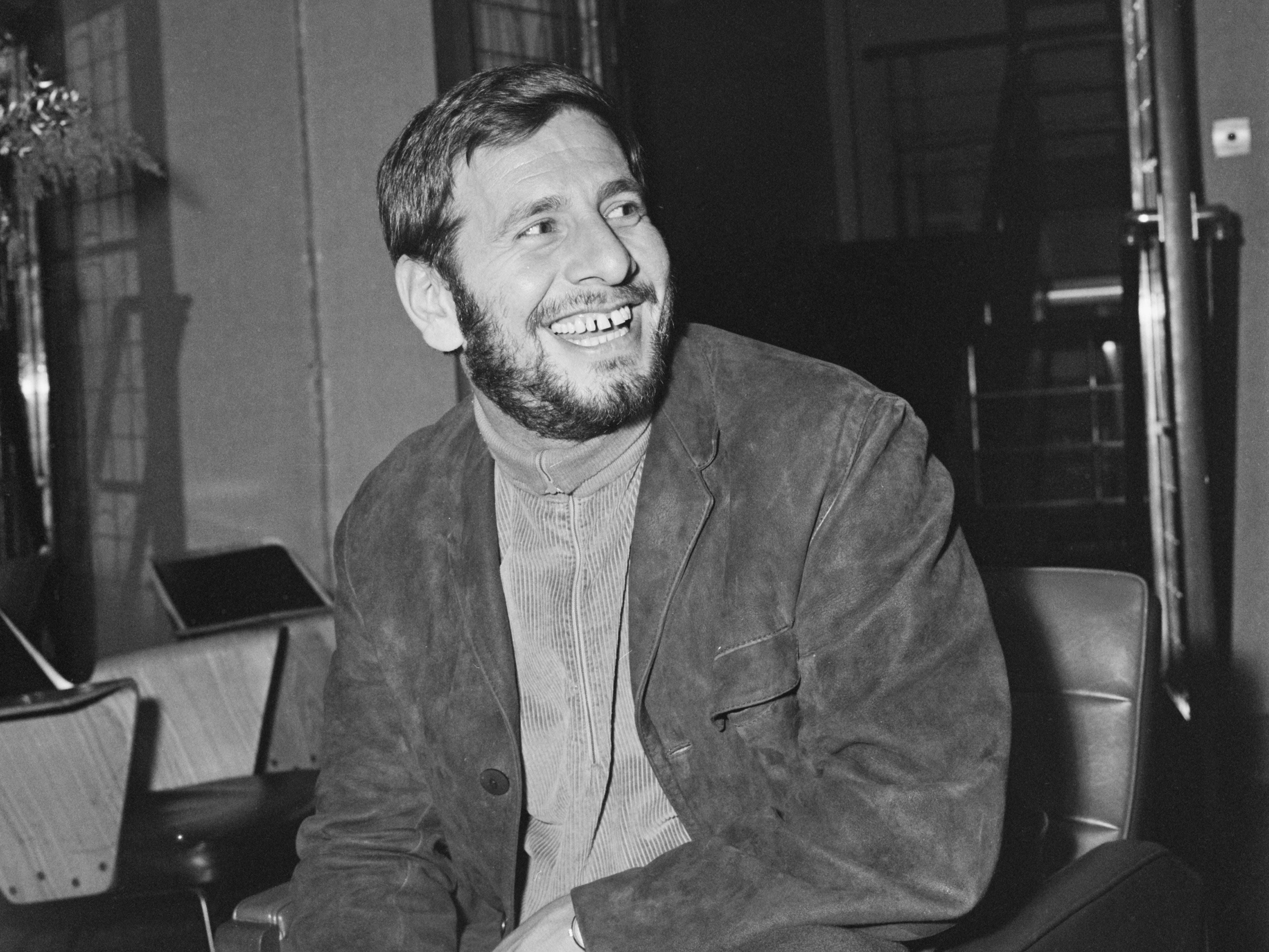 Chaim Topol is pictured here in 1966, a year after he married his wife Galia