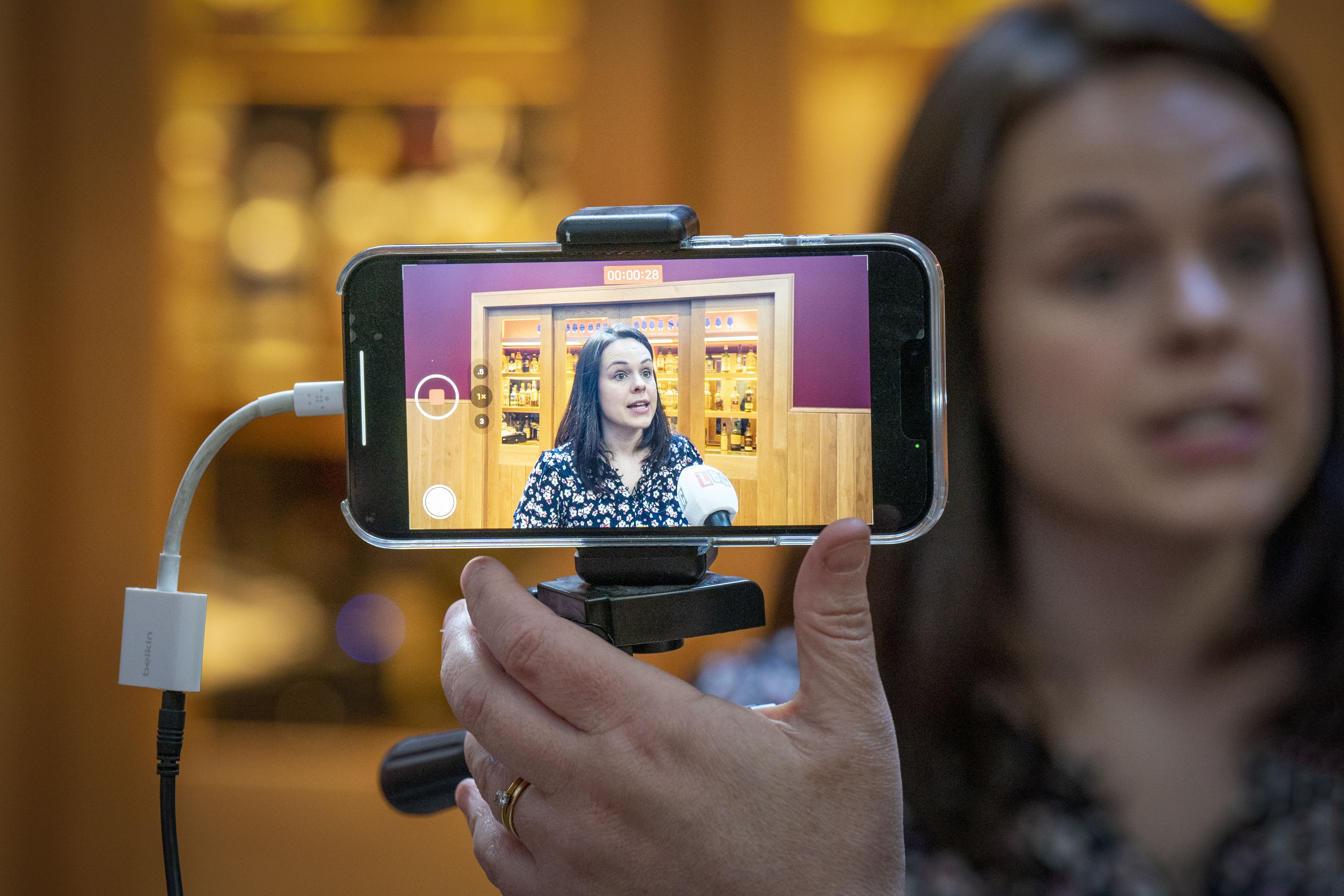 A poll found Kate Forbes is the favoured candidate for first minister among Scots (Jane Barlow/PA)