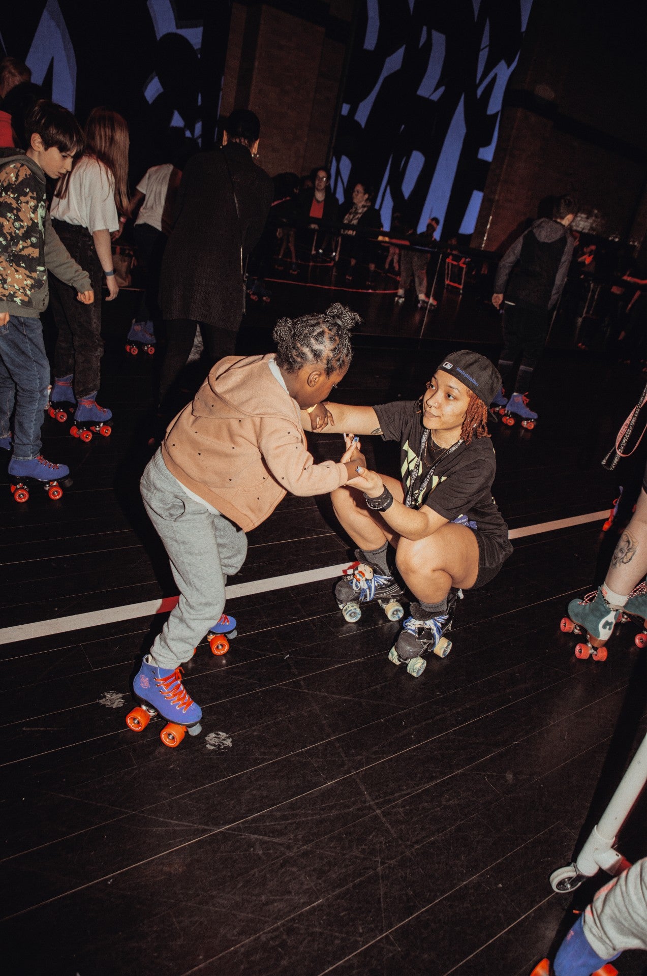 Children and adults alike can learn to skate at Flipper’s