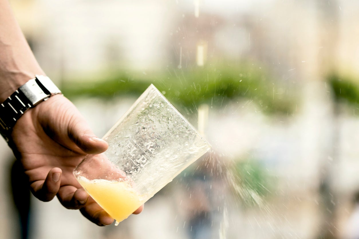 Asturian cider is traditionally poured from on high