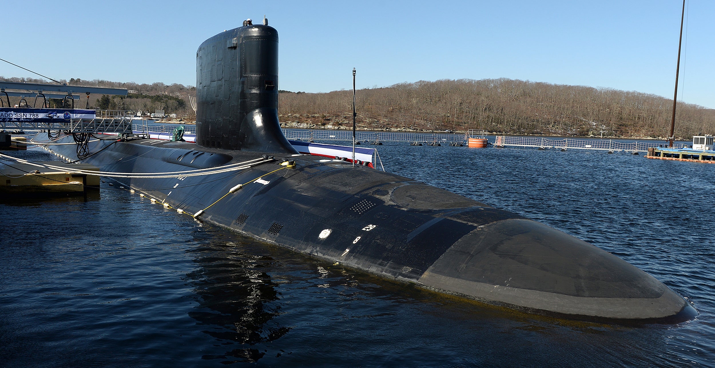 The Virginia-class fast attack submarine USS ‘Colorado’