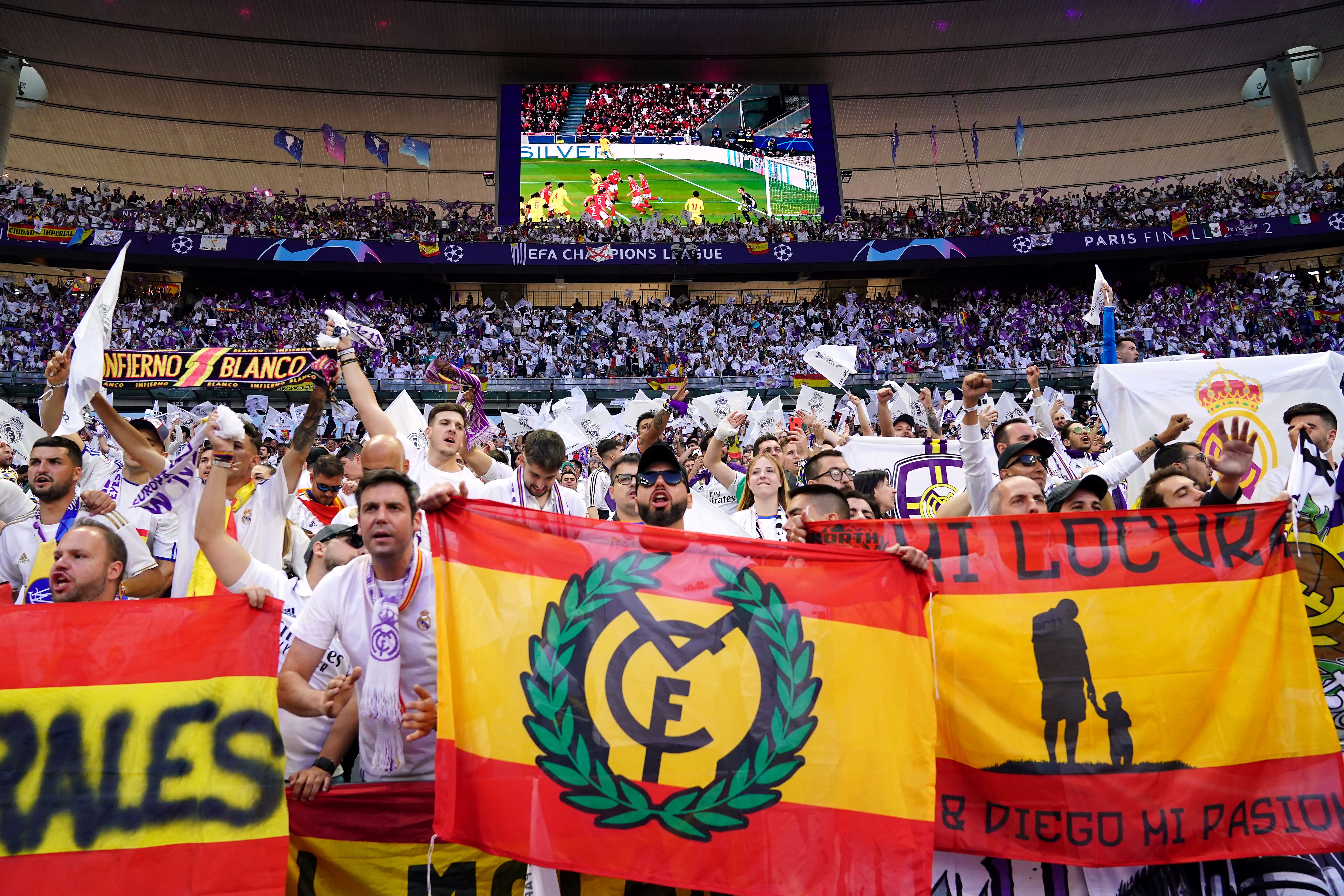 Real Madrid will not participate in UEFA’s compensation scheme for the chaos at the Champions League final (Adam Davy/PA)