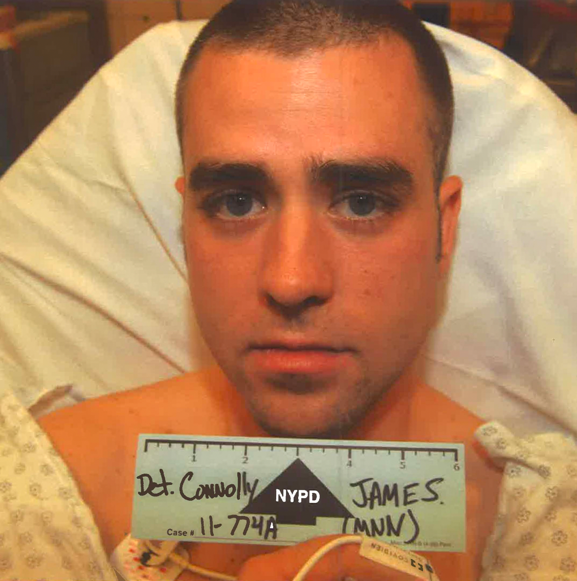 James Connolly was taken to hospital after fatally shooting John Collado in 2011. He said he suffered soreness in the neck and a ‘little bit of redness on the outside of my cheeks'