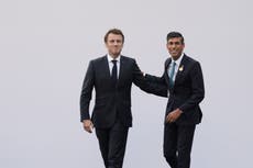 Rishi Sunak to push Emmanuel Macron to ‘go further’ on joint efforts to stop small boats