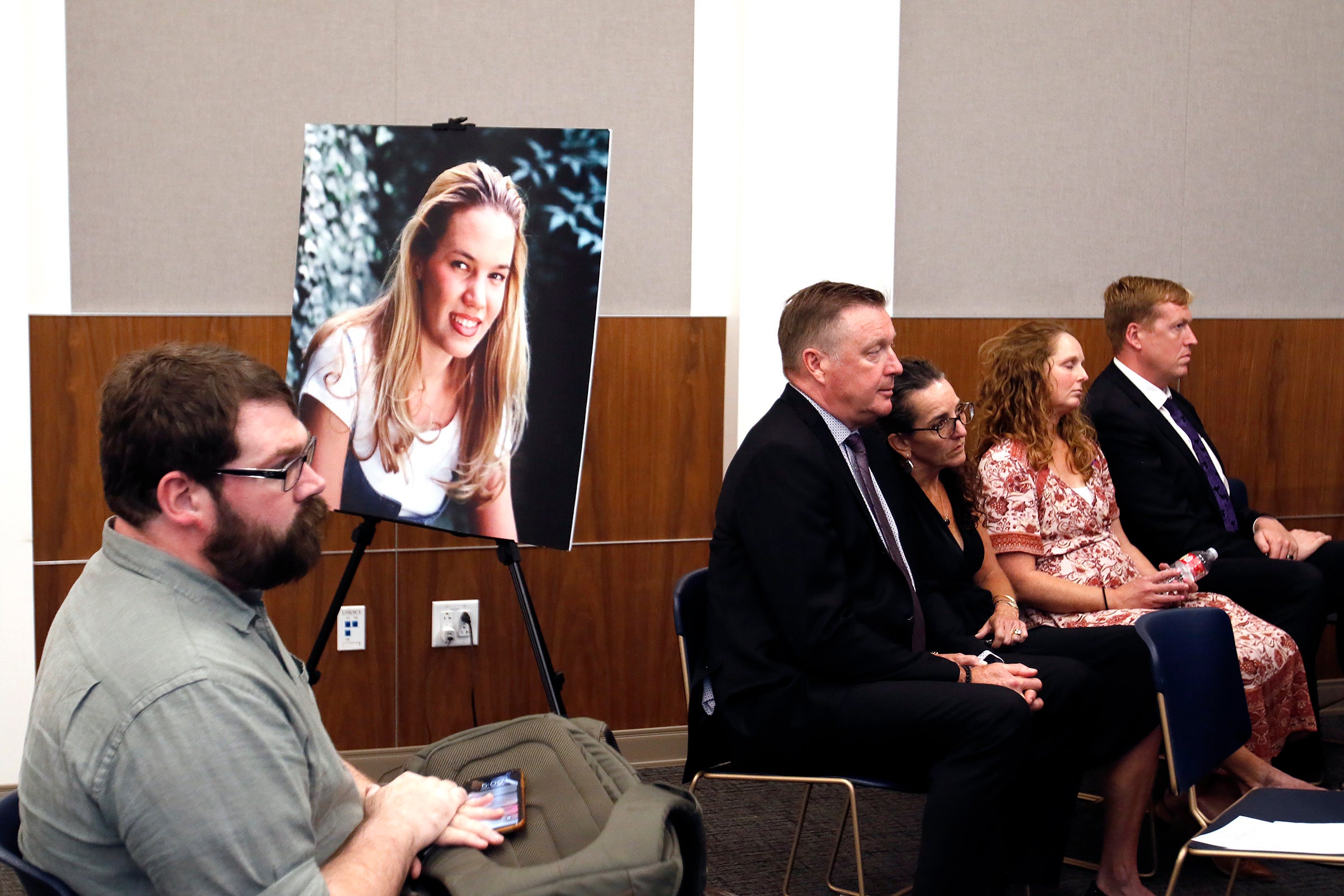 Chris Lambert at the trial of Paul Flores