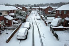 Heavy snow and blizzards bring treacherous conditions and disruption to UK