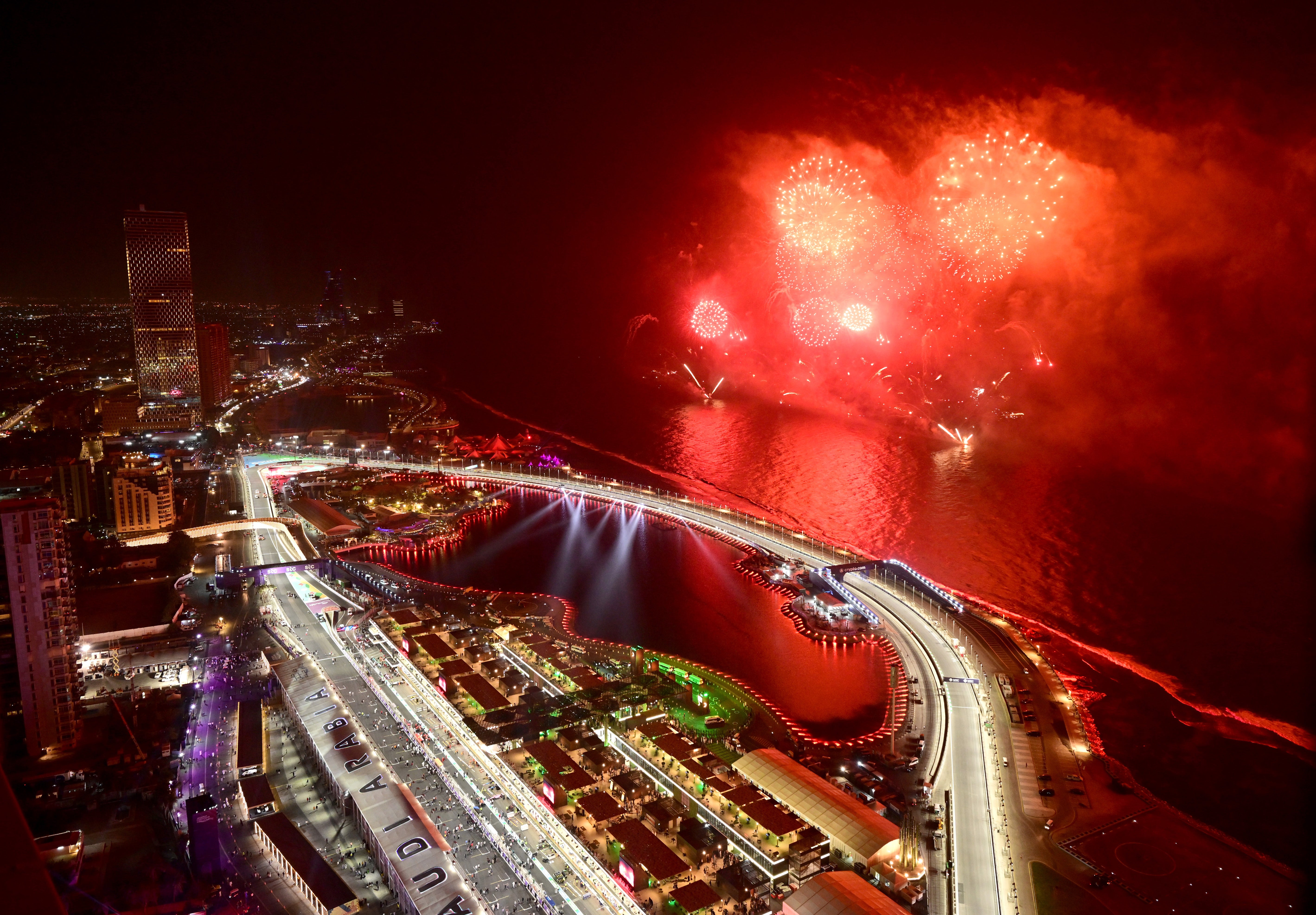 The Jeddah Corniche Circuit is the venue for the Saudi Arabian Grand Prix