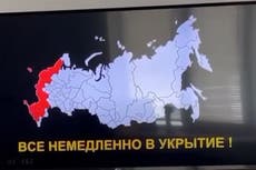 Fake ‘nuclear bomb’ alert on TV and radio scares Russians