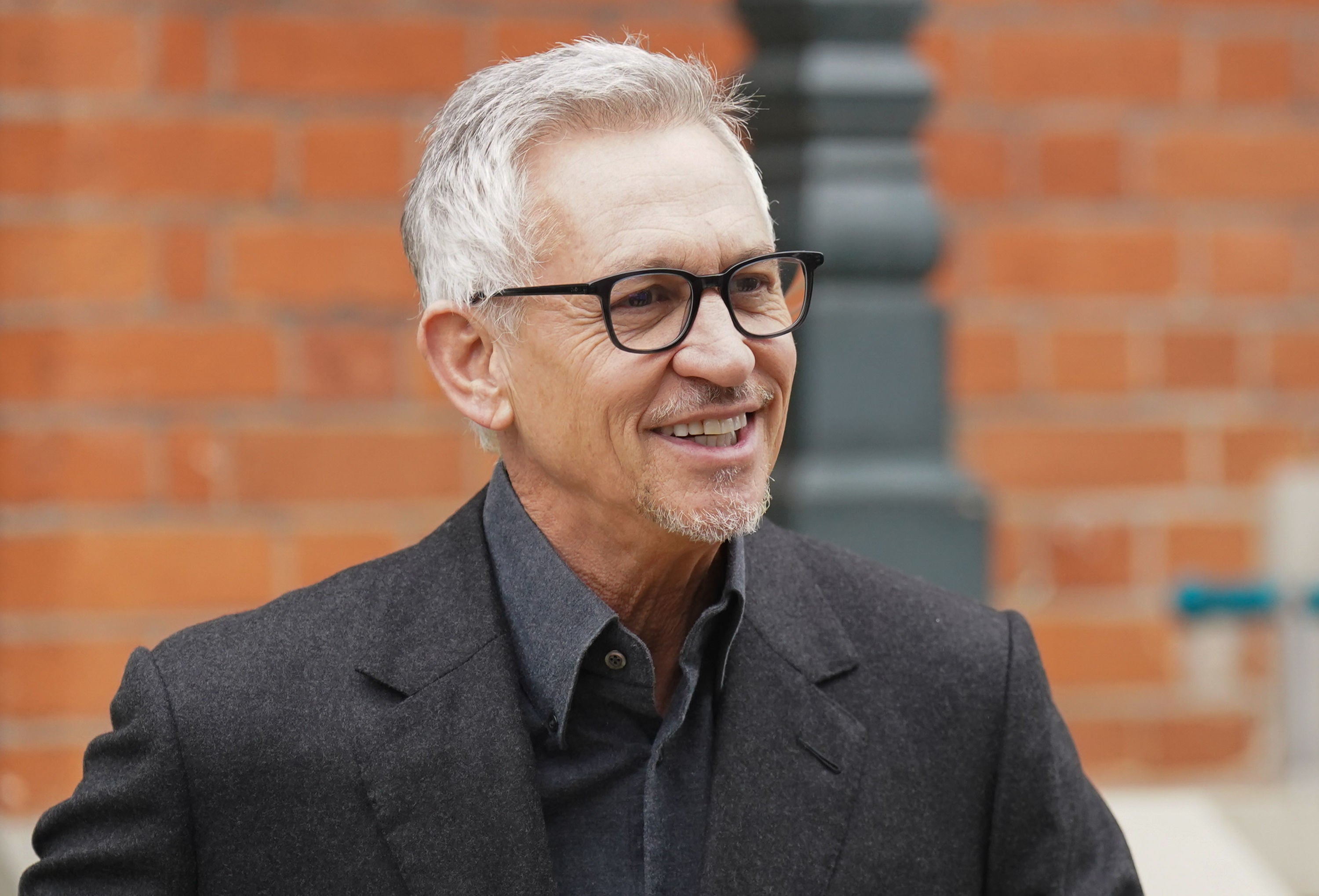 Gary Lineker outside his home in London as the argument over his social media use continues