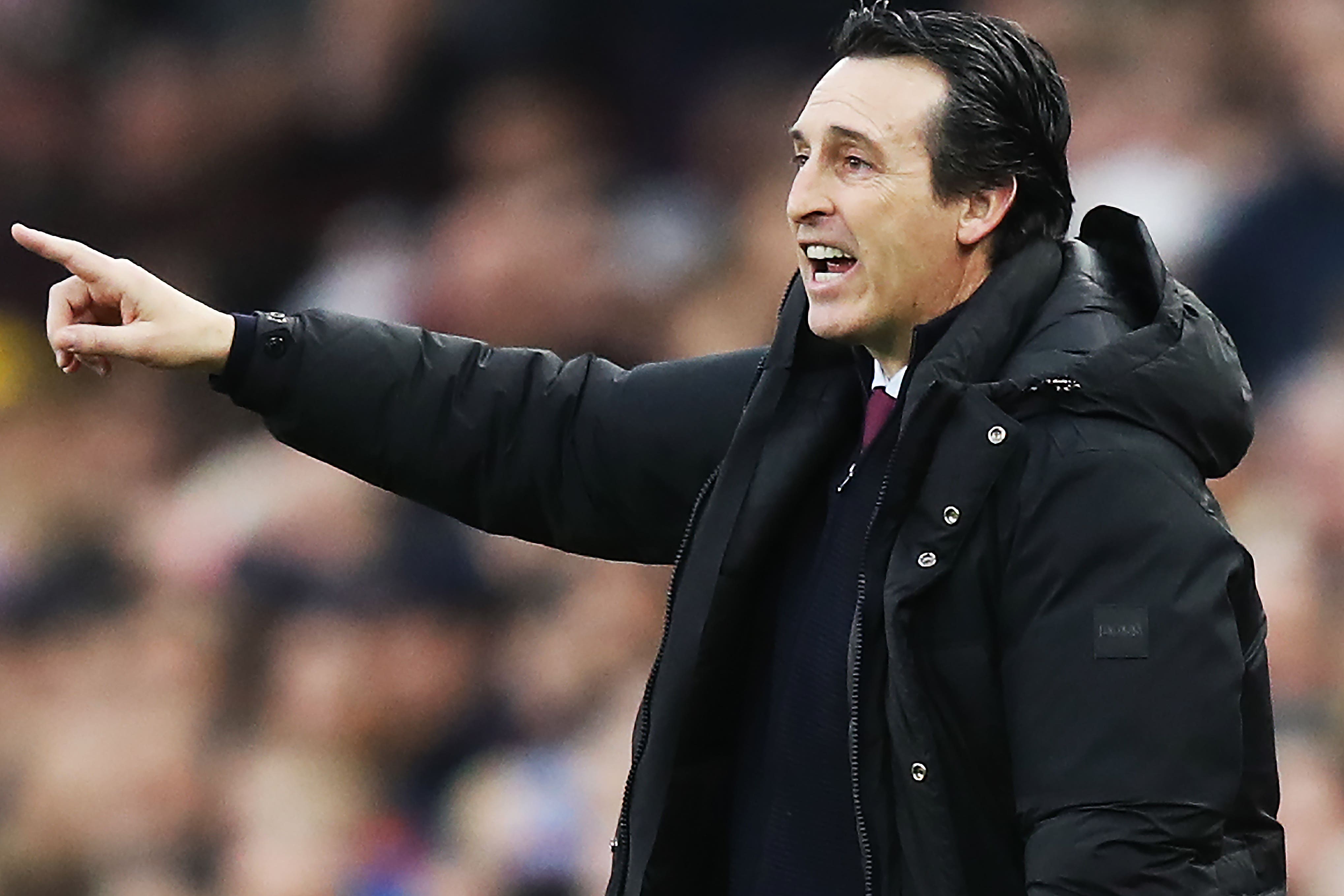 Unai Emery is eyeing a late push for European qualification this season (Isaac Parkin/PA)