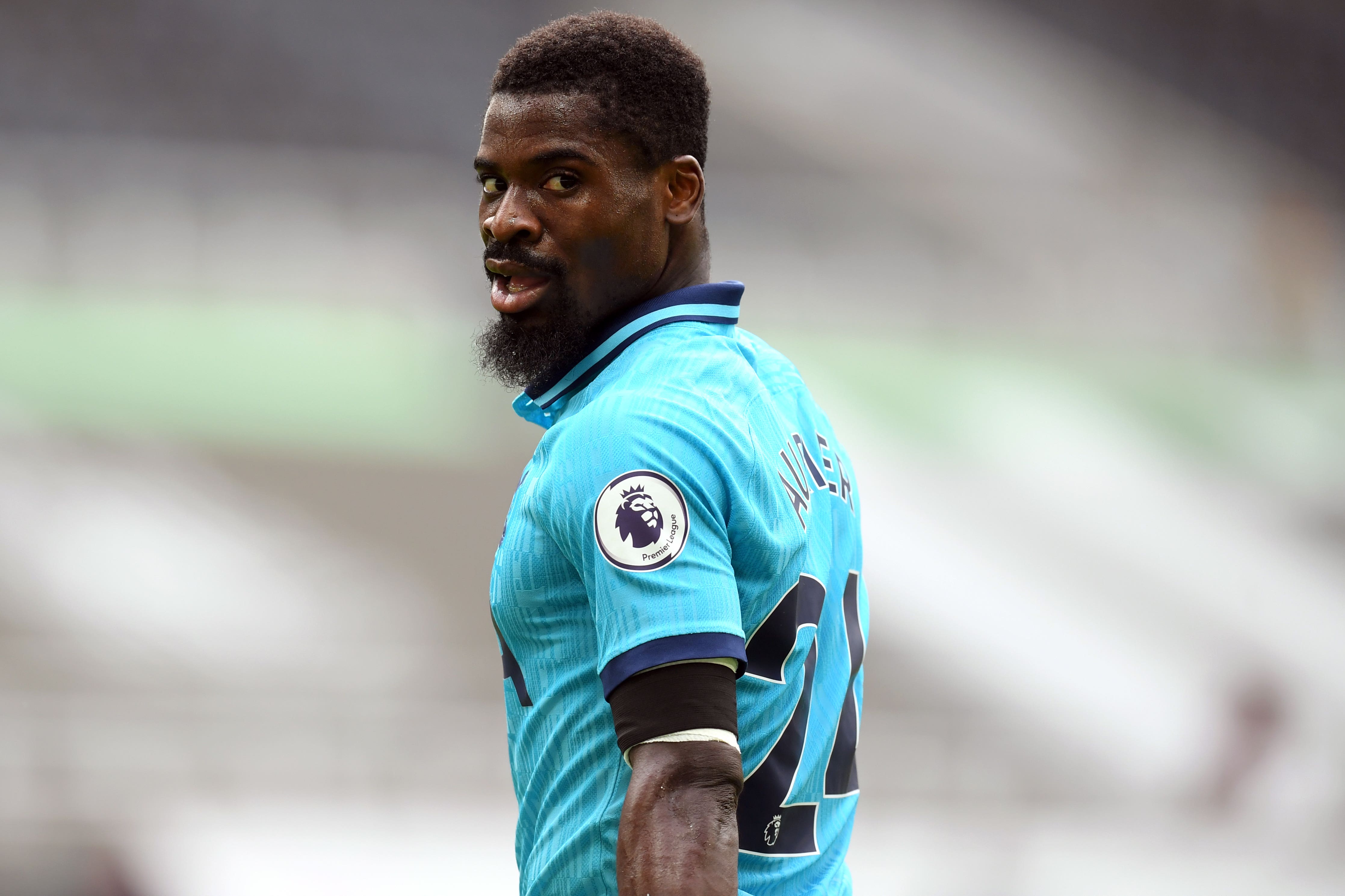 Serge Aurier spent four years at Tottenham before leaving in 2021 (Michael Regan/NMC Pool/PA)