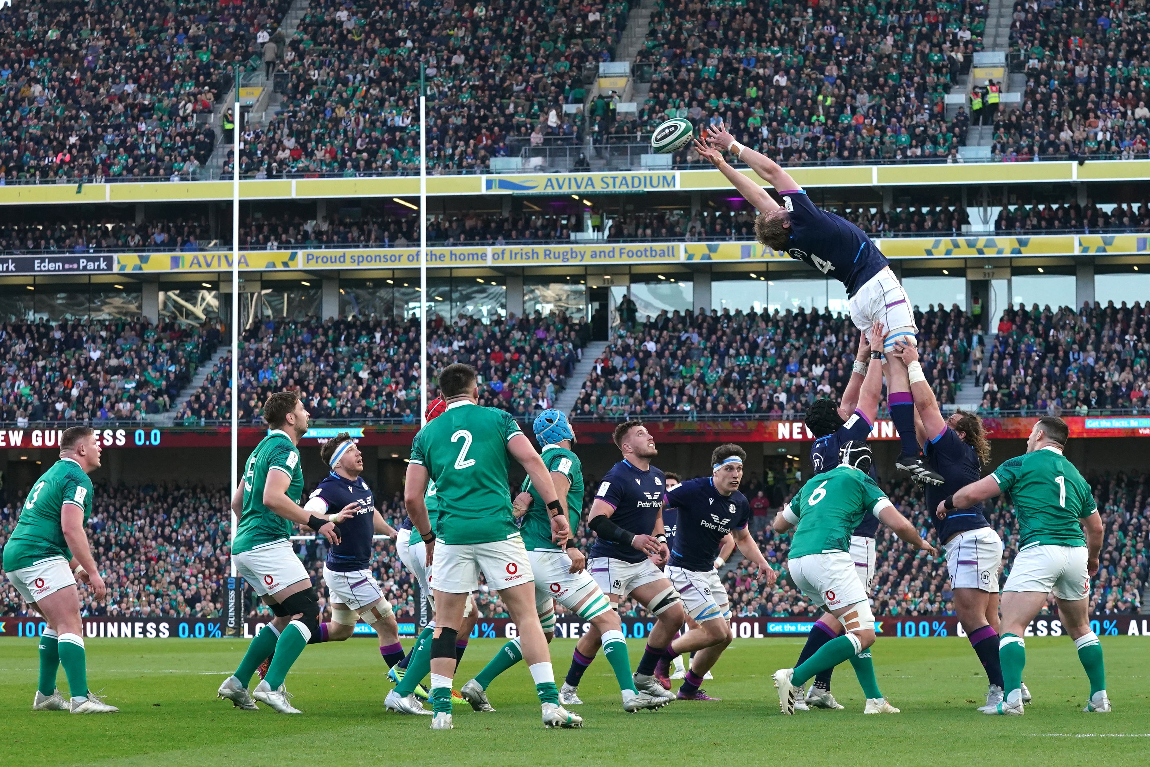 Scotland face Ireland on Sunday (Brian Lawless/PA)