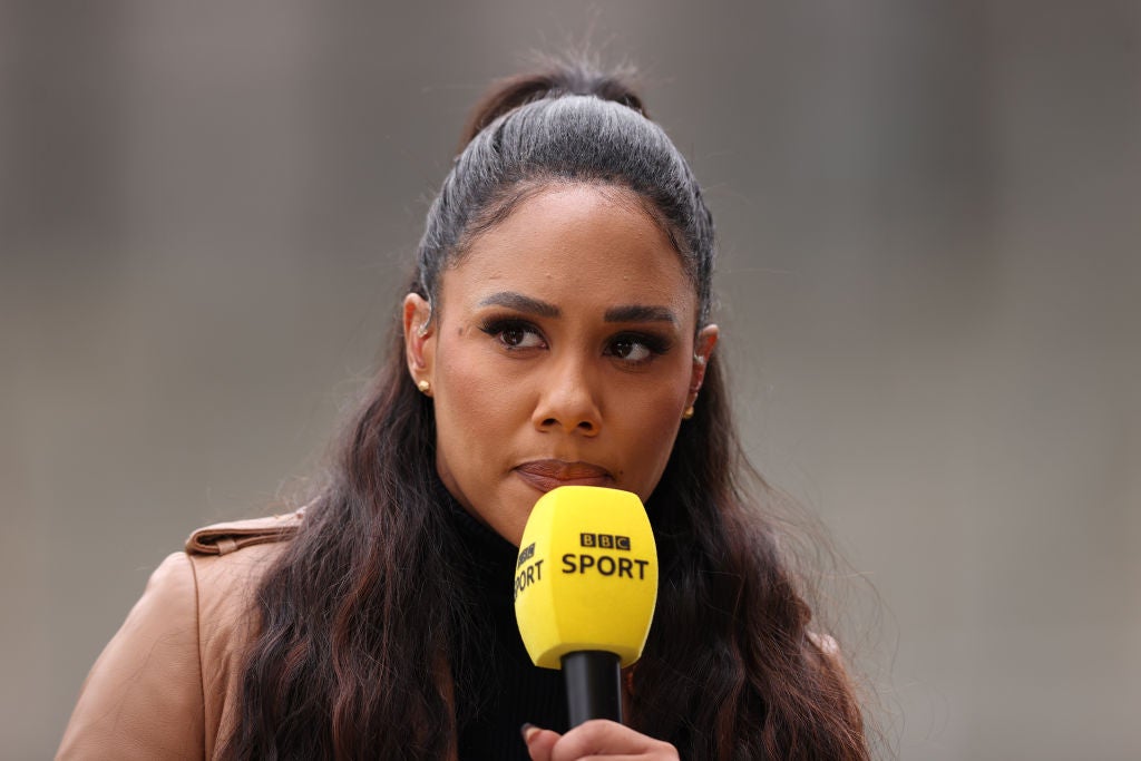 Former Arsenal and England star Alex Scott has been targeted by abuse