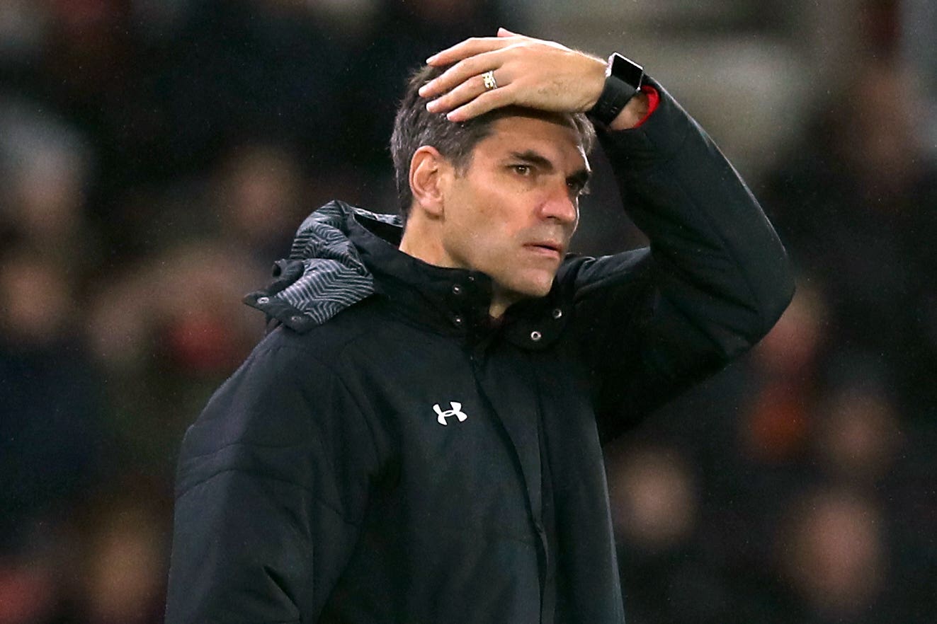 Southampton sacked Mauricio Pellegrino on this day in 2018 (Andrew Matthews/PA)