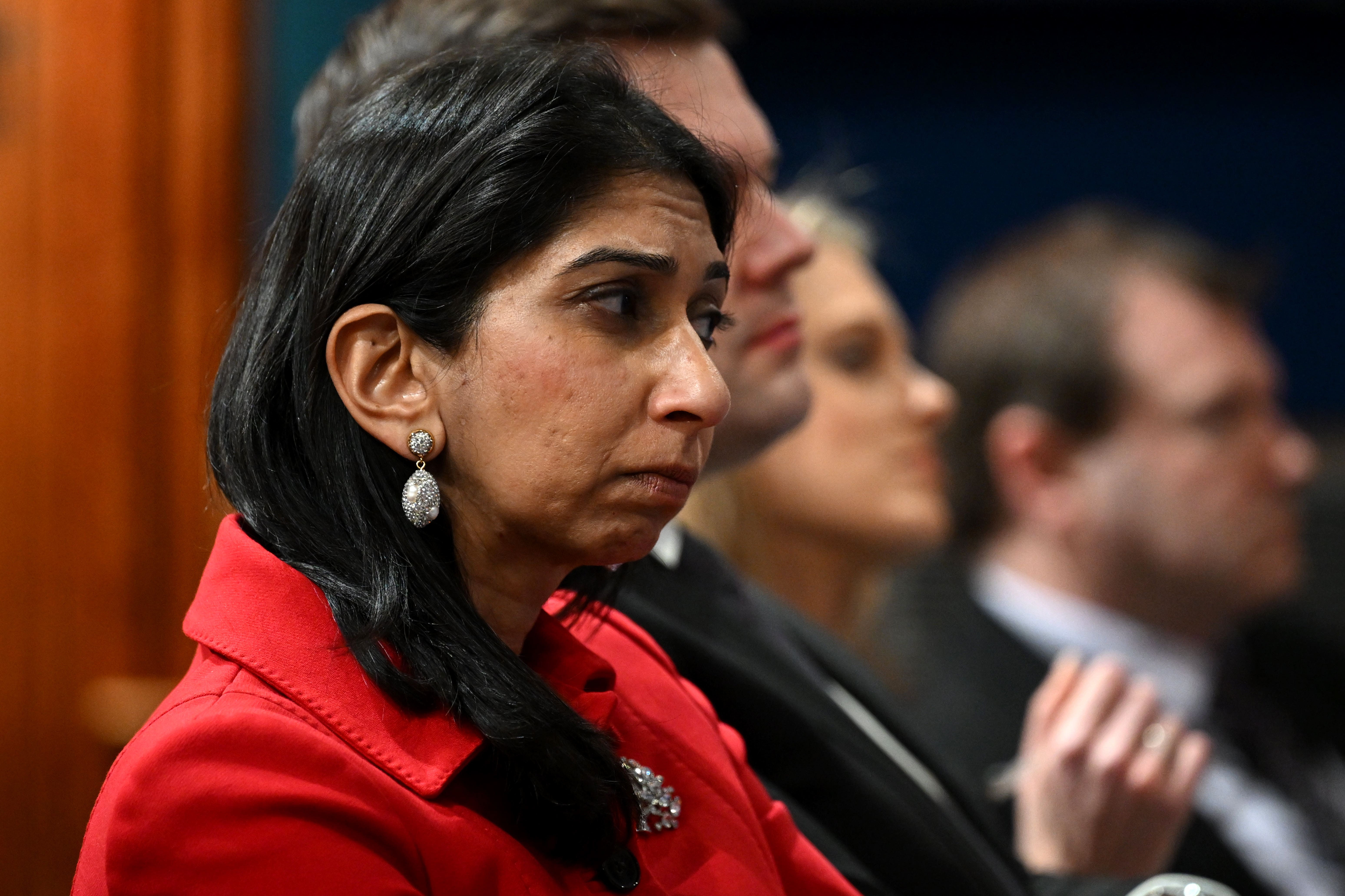 Home secretary Suella Braverman faces criticism over the backlog