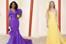 From Angela Bassett to Kerry Condon, bright colours dominate Oscars 2023 fashion