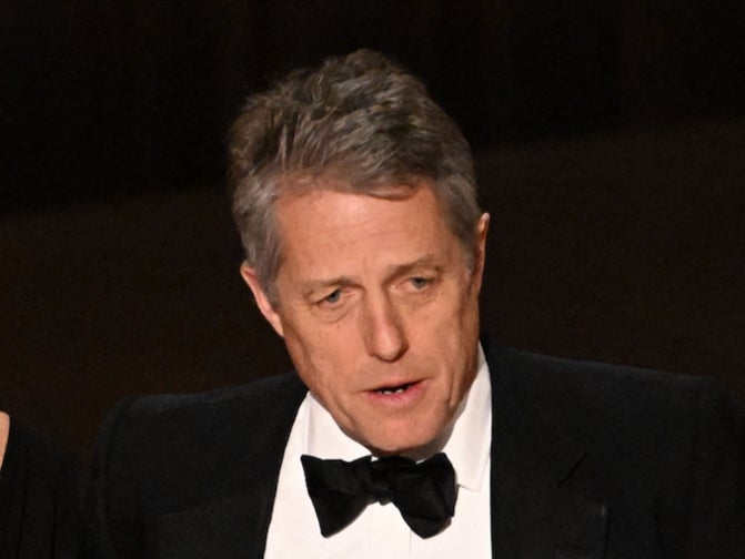 Hugh Grant at the 2023 Oscars