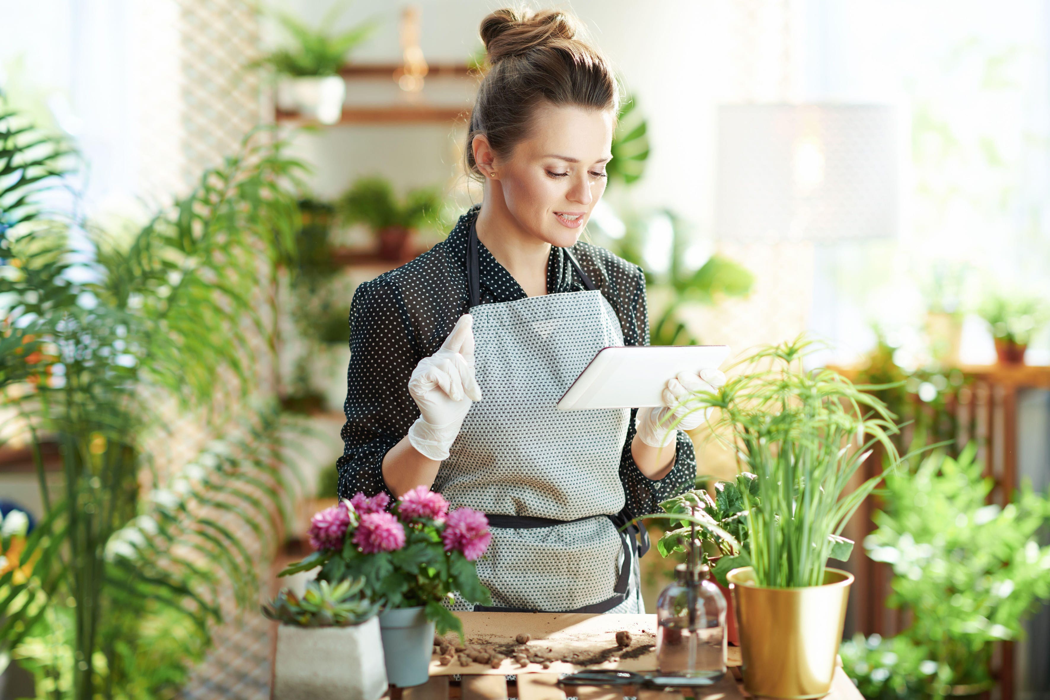 Gardening apps and podcasts can help nurture your skills (Alamy/PA)