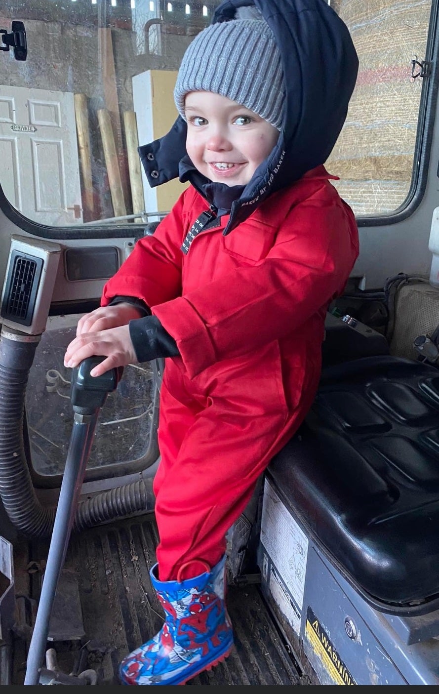 A photo showing Lucas on a tractor was posted on social media just days before the crash