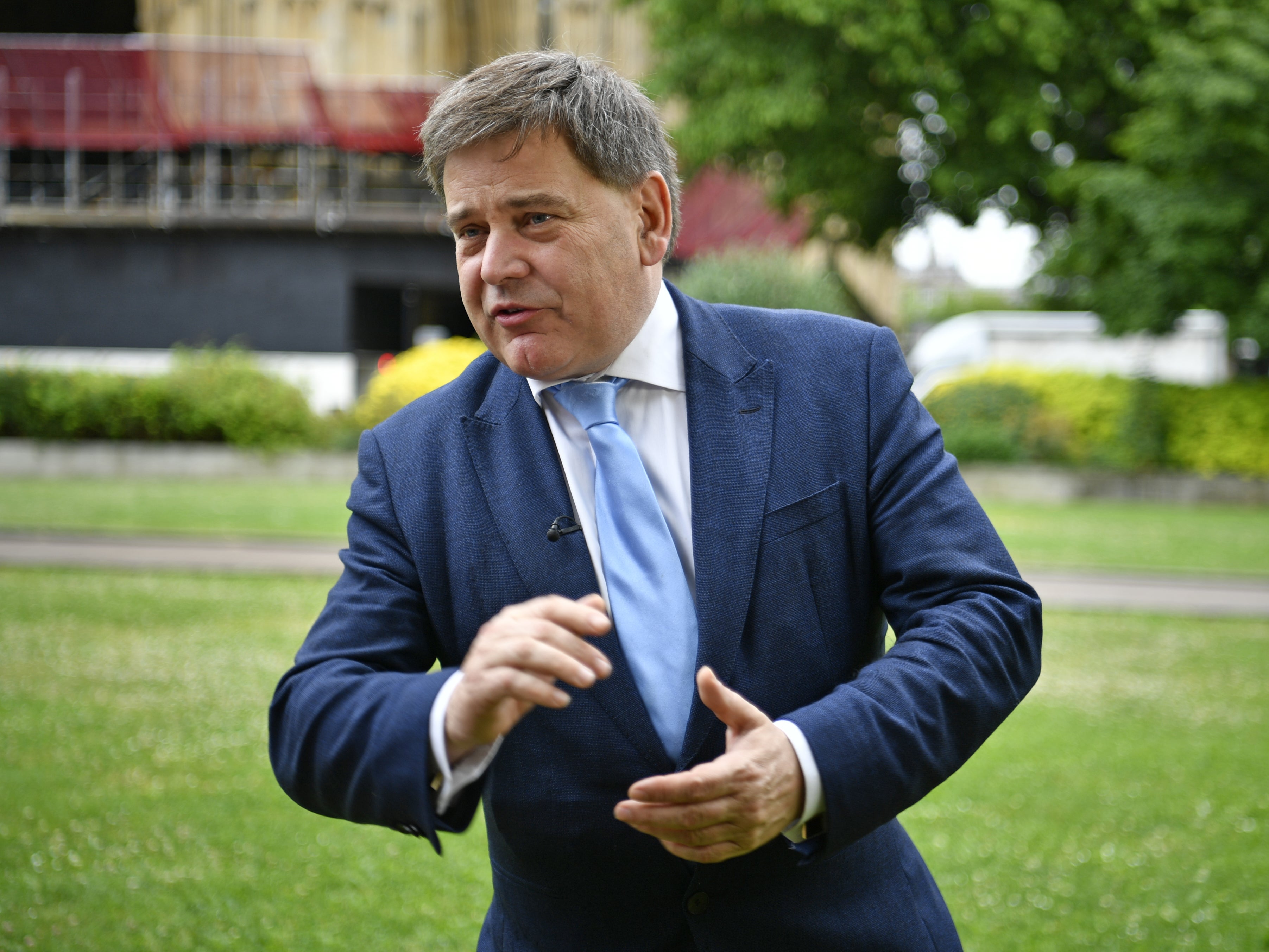 Andrew Bridgen stood by his own Covid vaccine claims in latest GB News programme