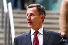 Plea for Hunt to support charities in Budget as ‘majority fear for their survival’
