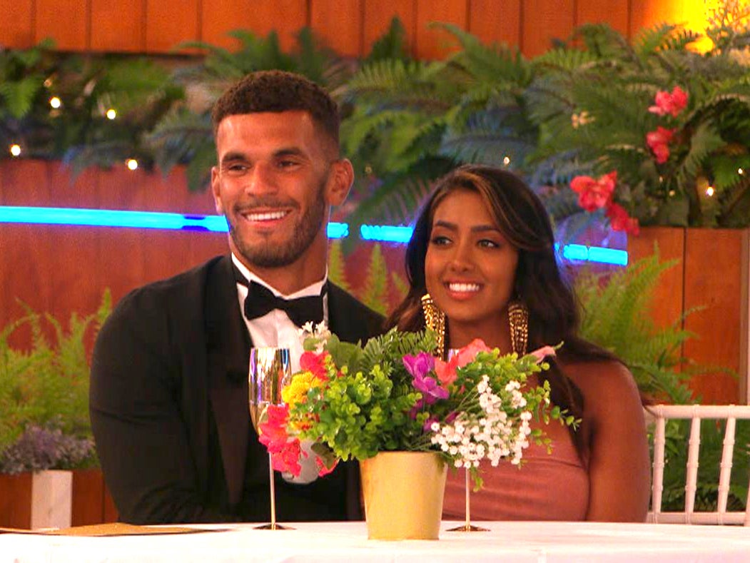 Kai and Sanam on ‘Love Island’