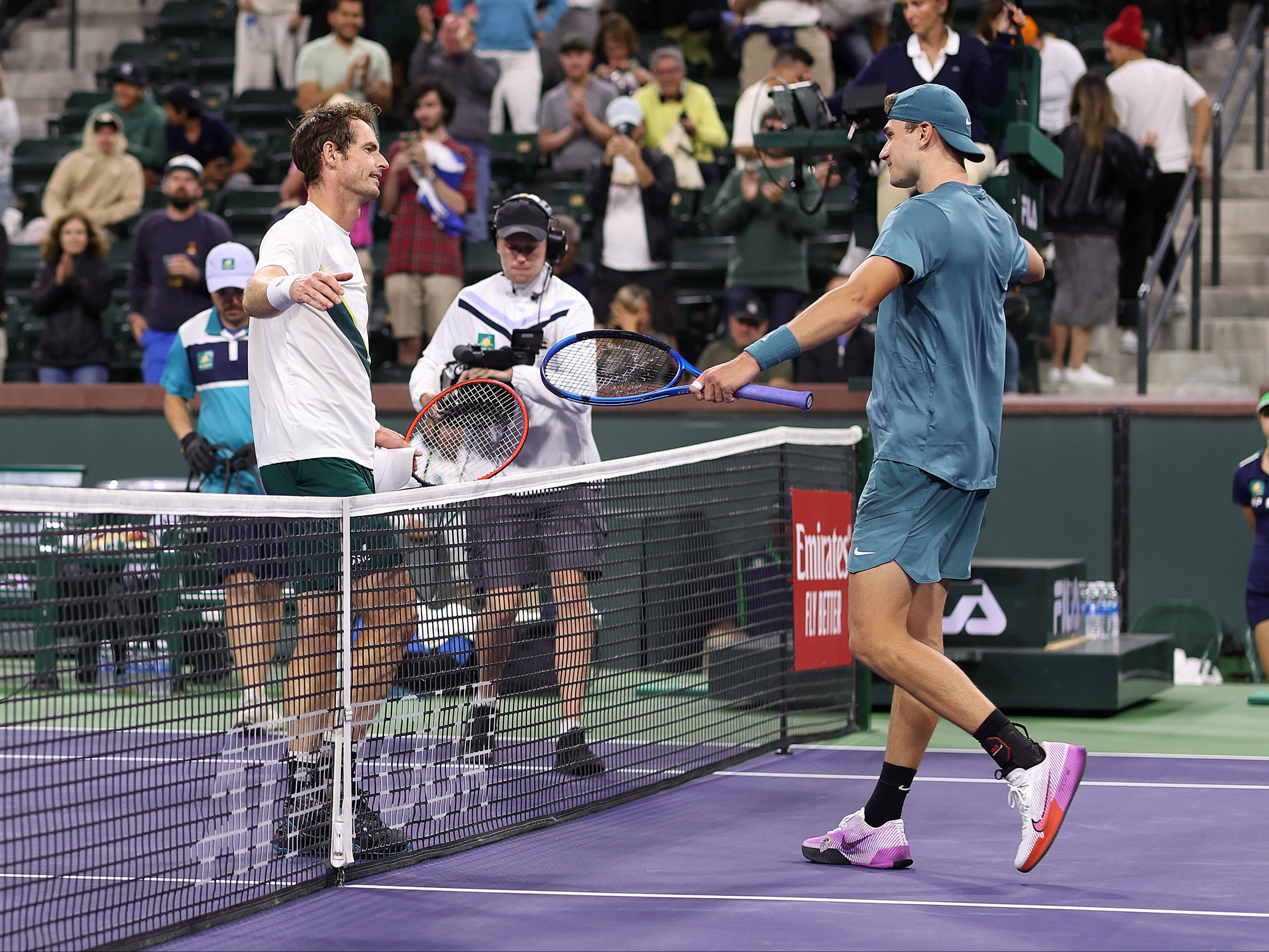 Andy Murray (left) was hailed as an inspiration by Jack Draper