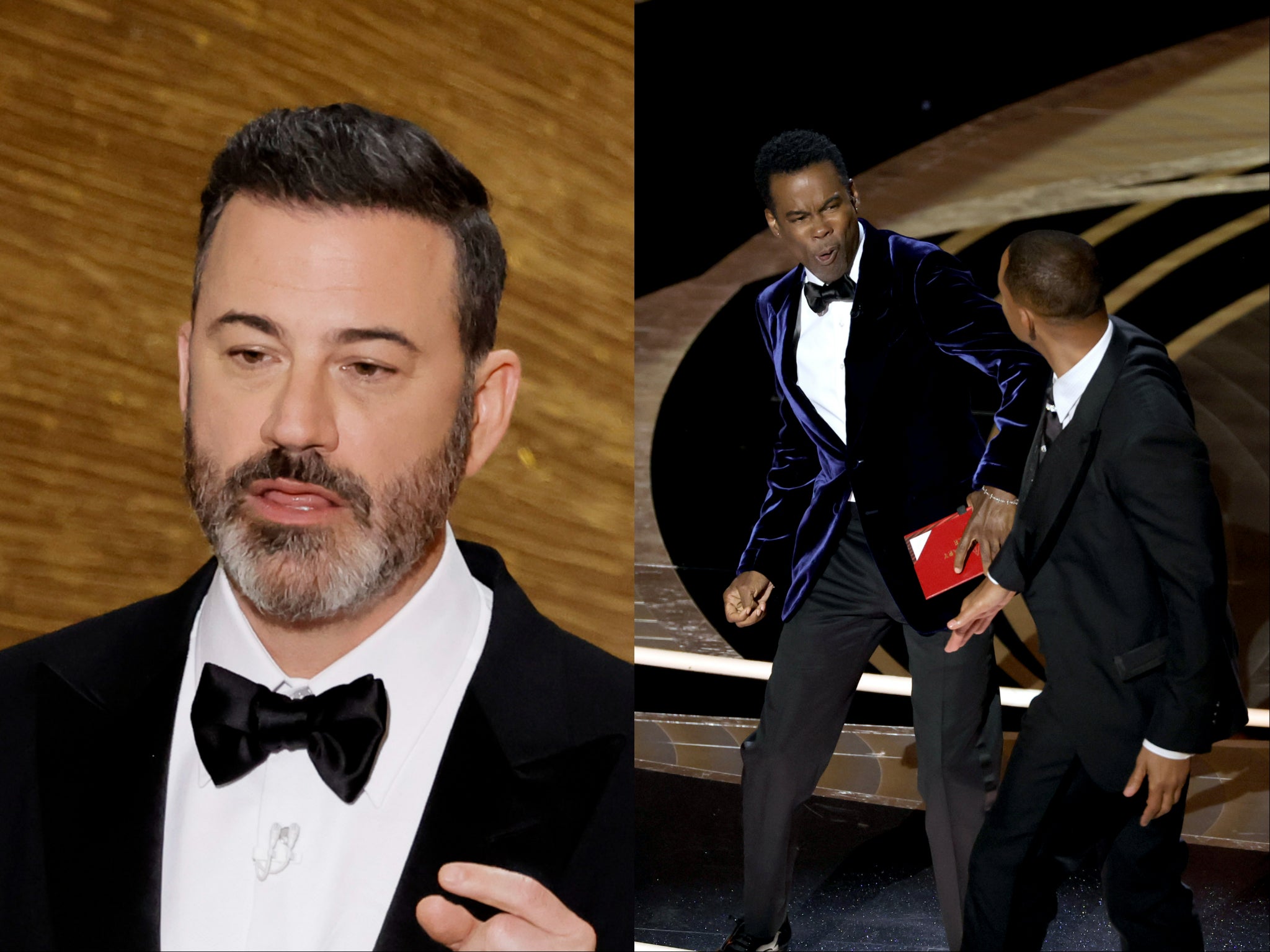 Jimmy Kimmel, Chris Rock and Will Smith