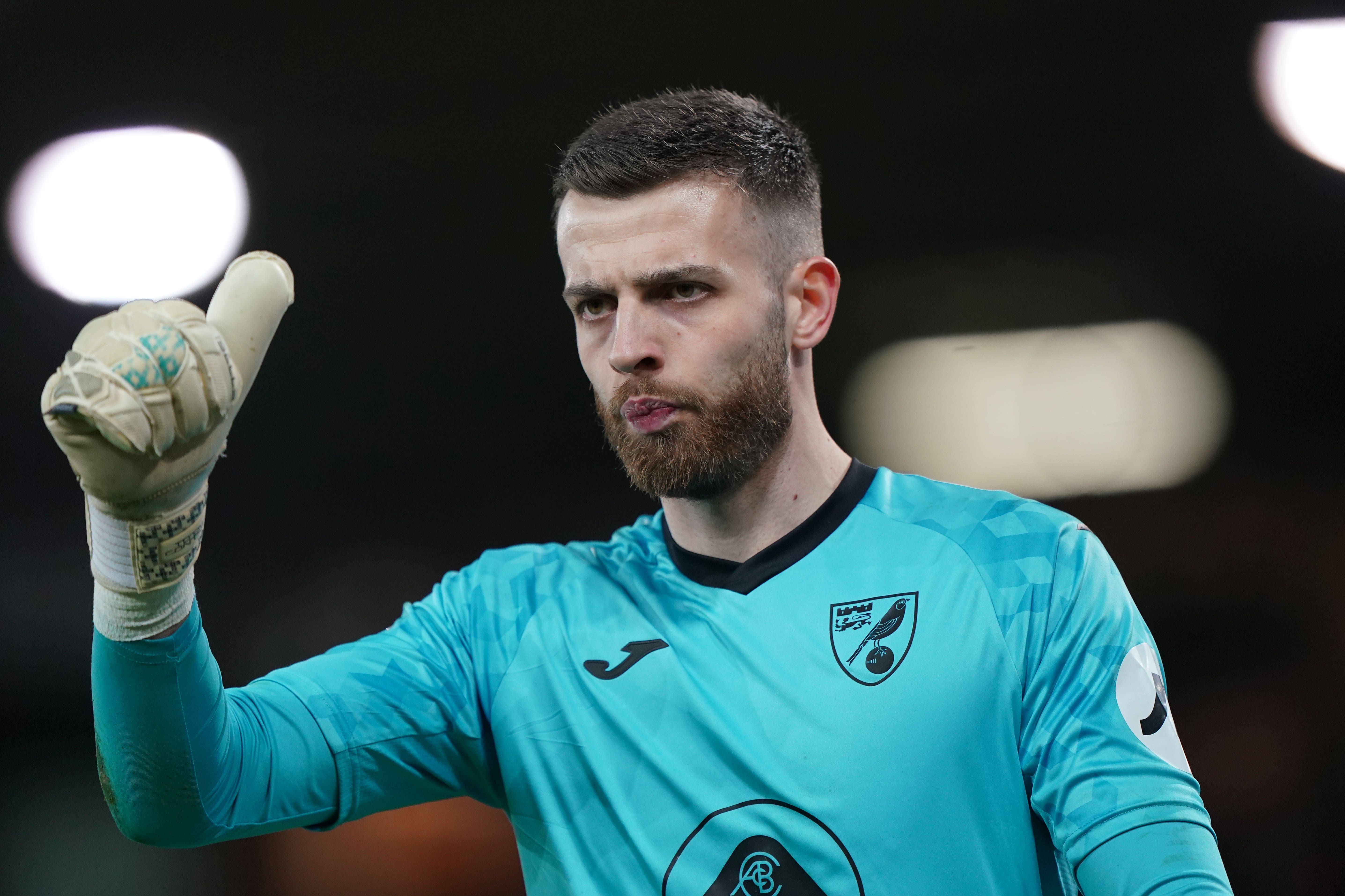 Angus Gunn is in the Scotland squad (Joe Giddens/PA)