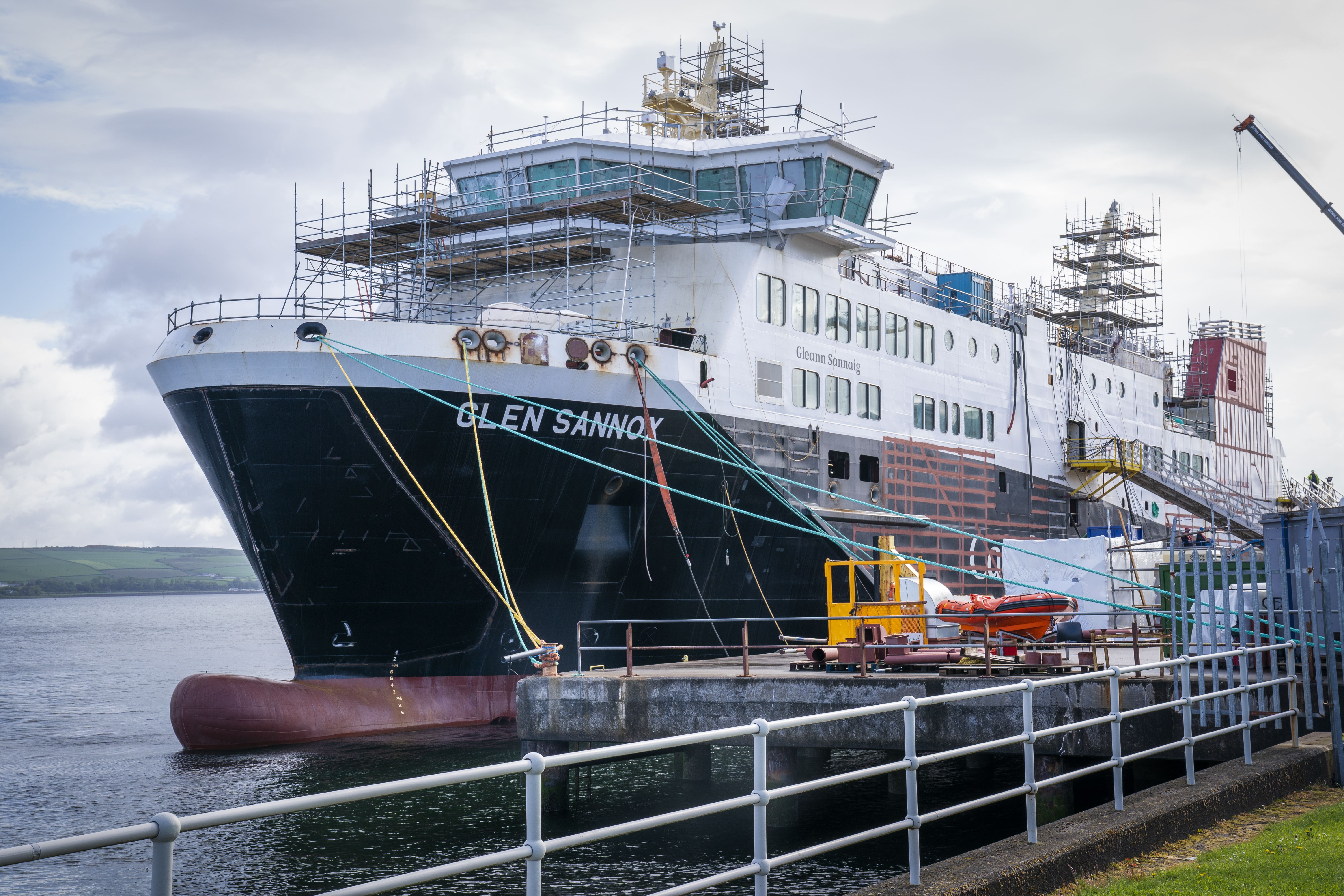 The ferries are due to be completed in May of this year and March of next (Jane Barlow/PA)