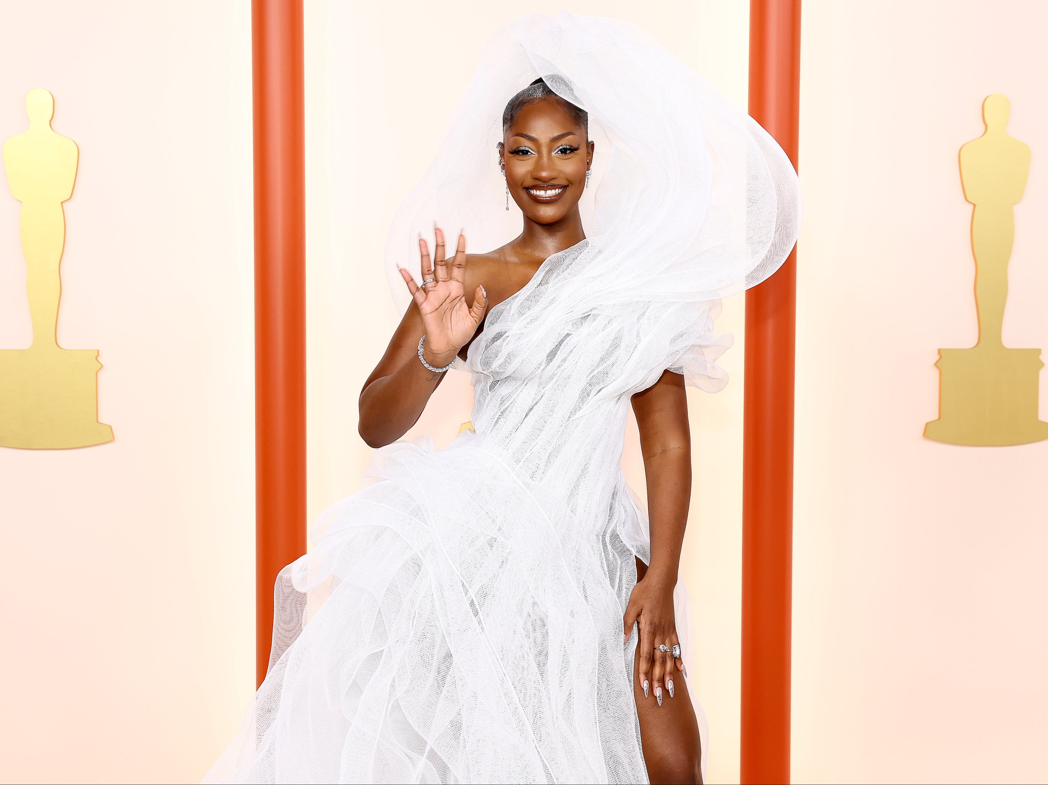 Tems appears to address debate over her controversial Oscars dress: ‘Oops’